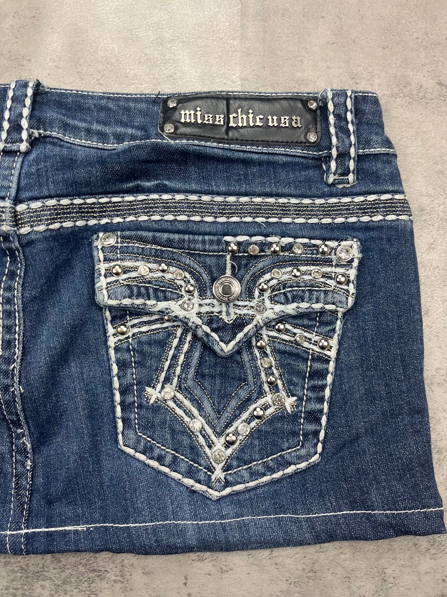 Mini Miss chic USA Jeans Rock Vintage