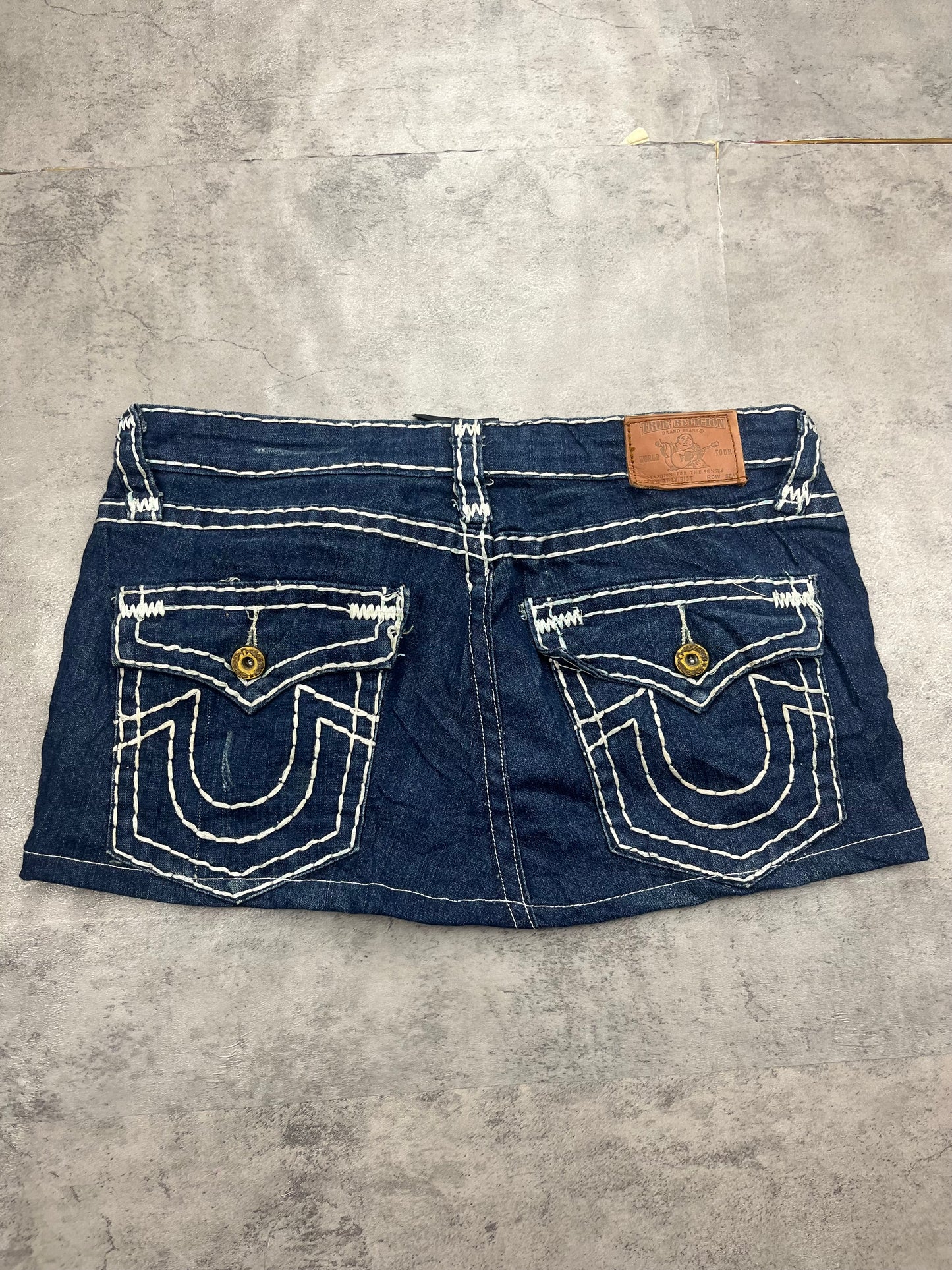 Mini True Religion Jeans Rock Vintage Y2k