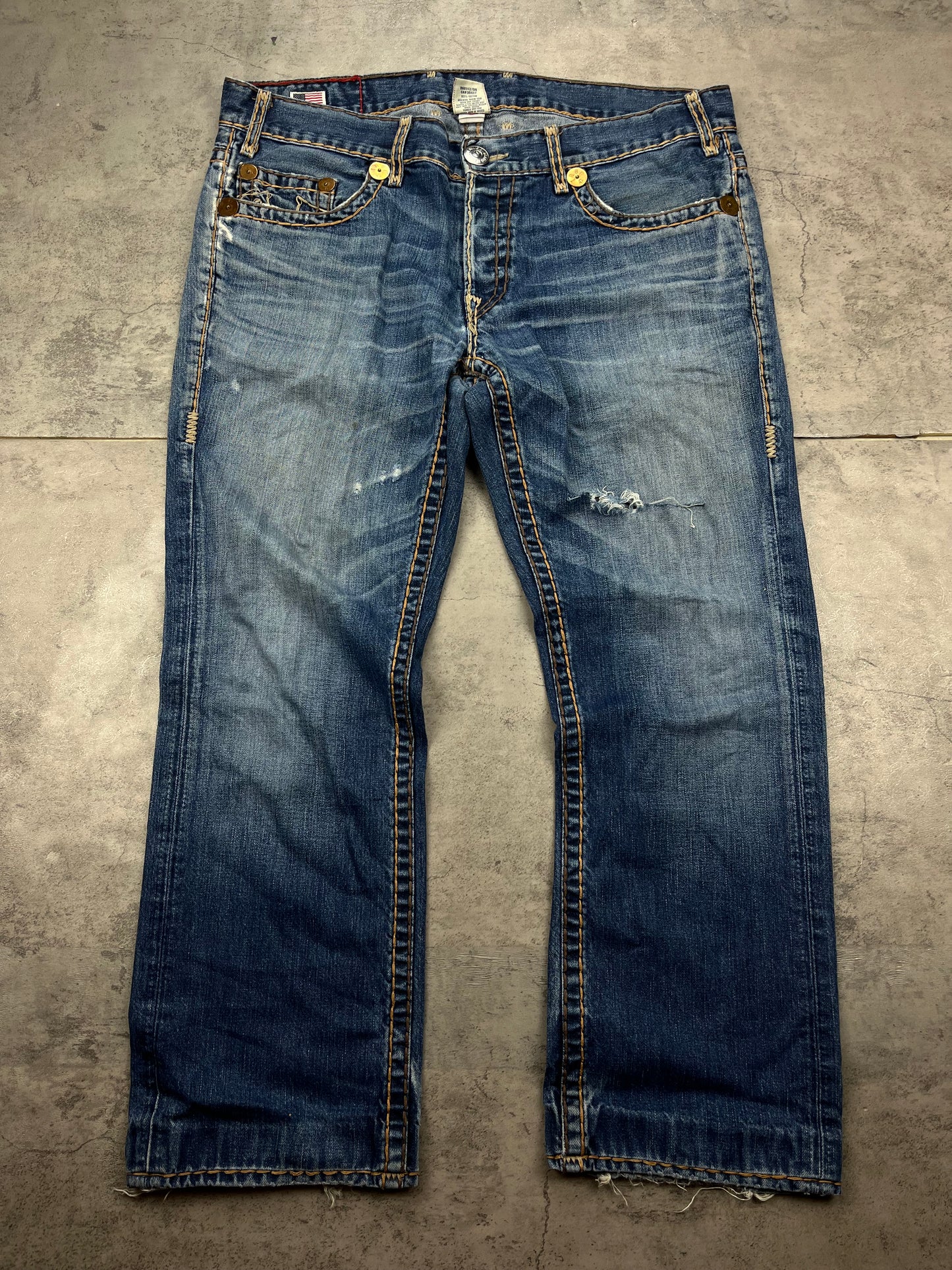 True Religion Vintage Y2k Baggy Jeans Pasha Style