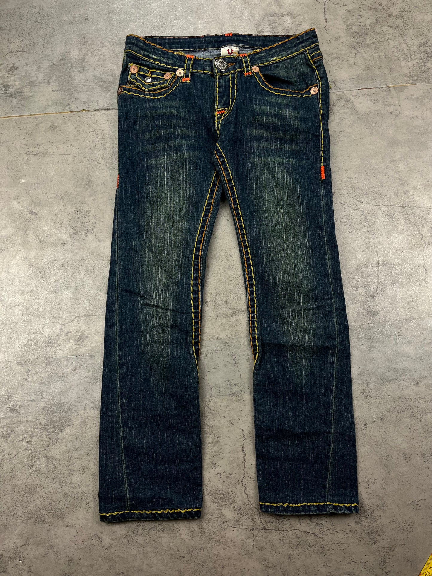 Straight True Religion Pasha Y2k Baggy Jeans