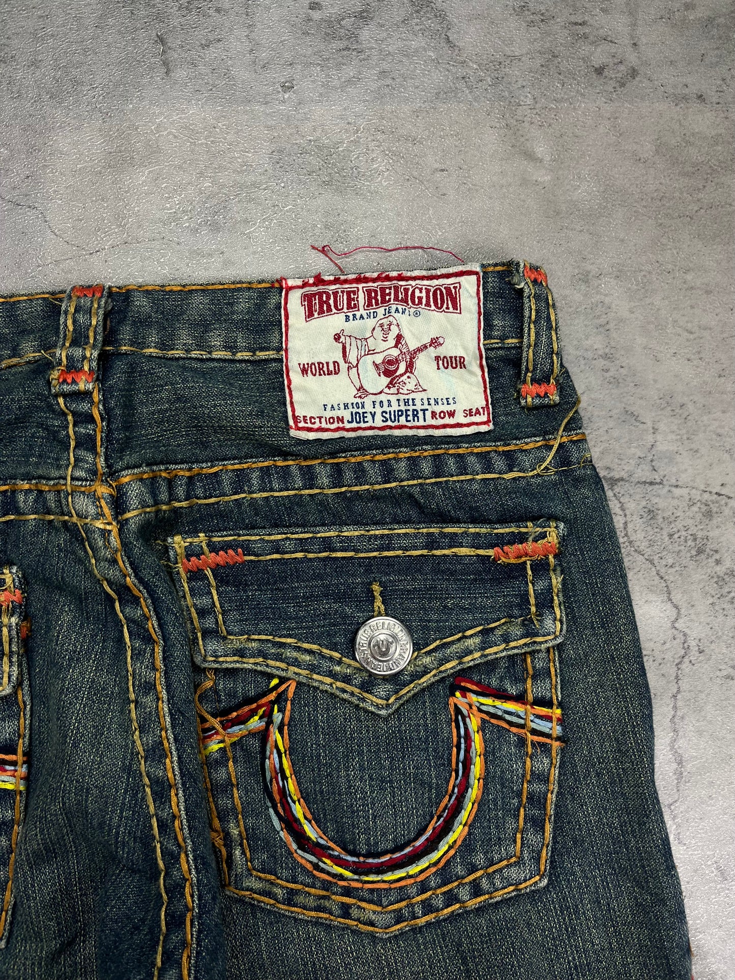 True Religion Y2K Low Rise Bootcut Flare Jeans Vintage Rare