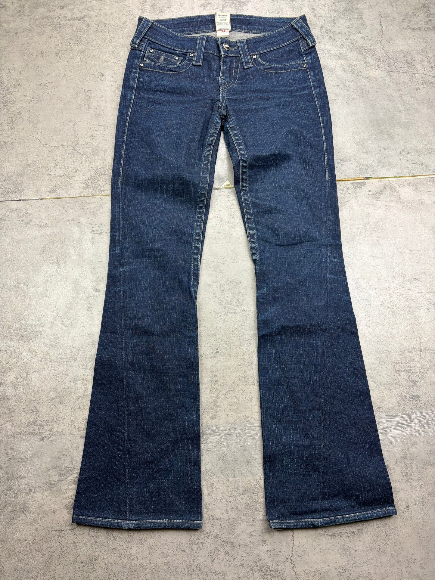 Vintage Bootcut True Religion Flared Y2k Jeans Lowwaist