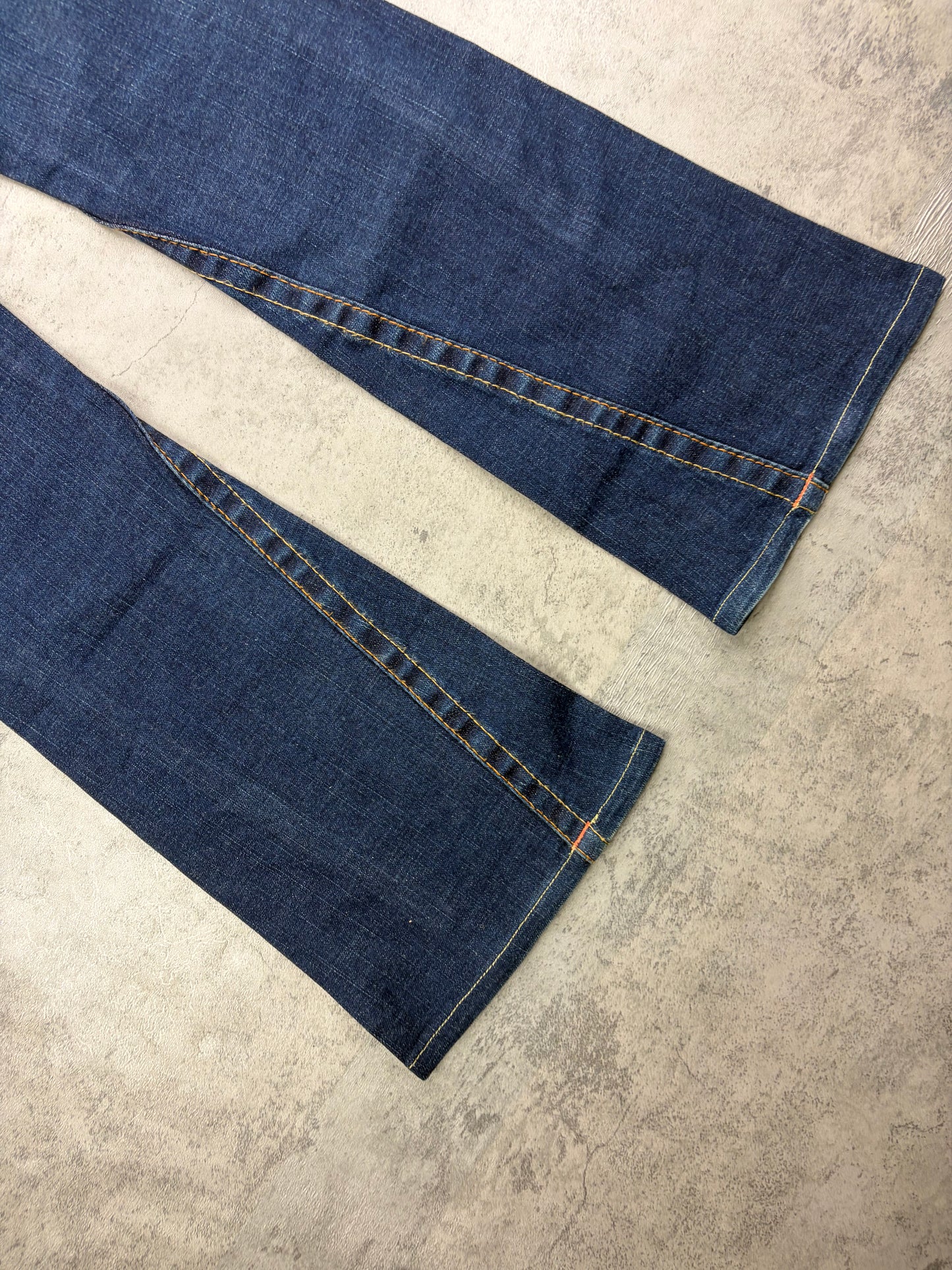 True Religion Low Rise Flared Jeans Vintage