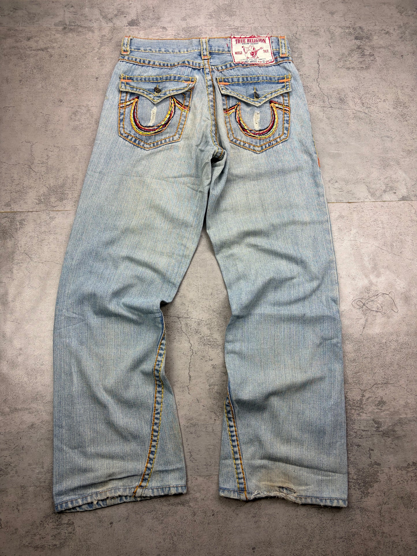 True Religion Flared Baggy Bootcut Jeans