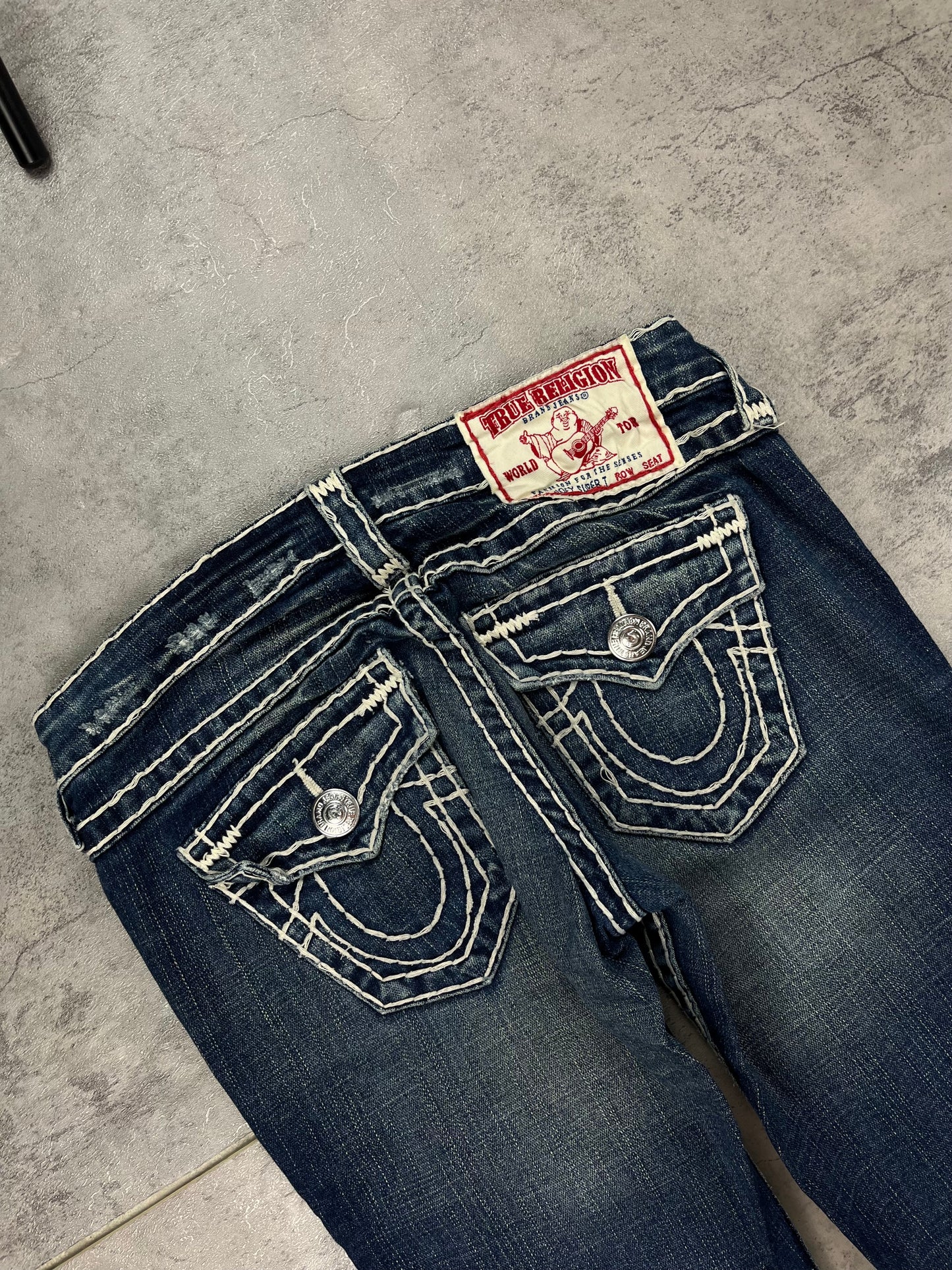 Lowwaist True Religion Bootcut Jeans Vintage Y2k