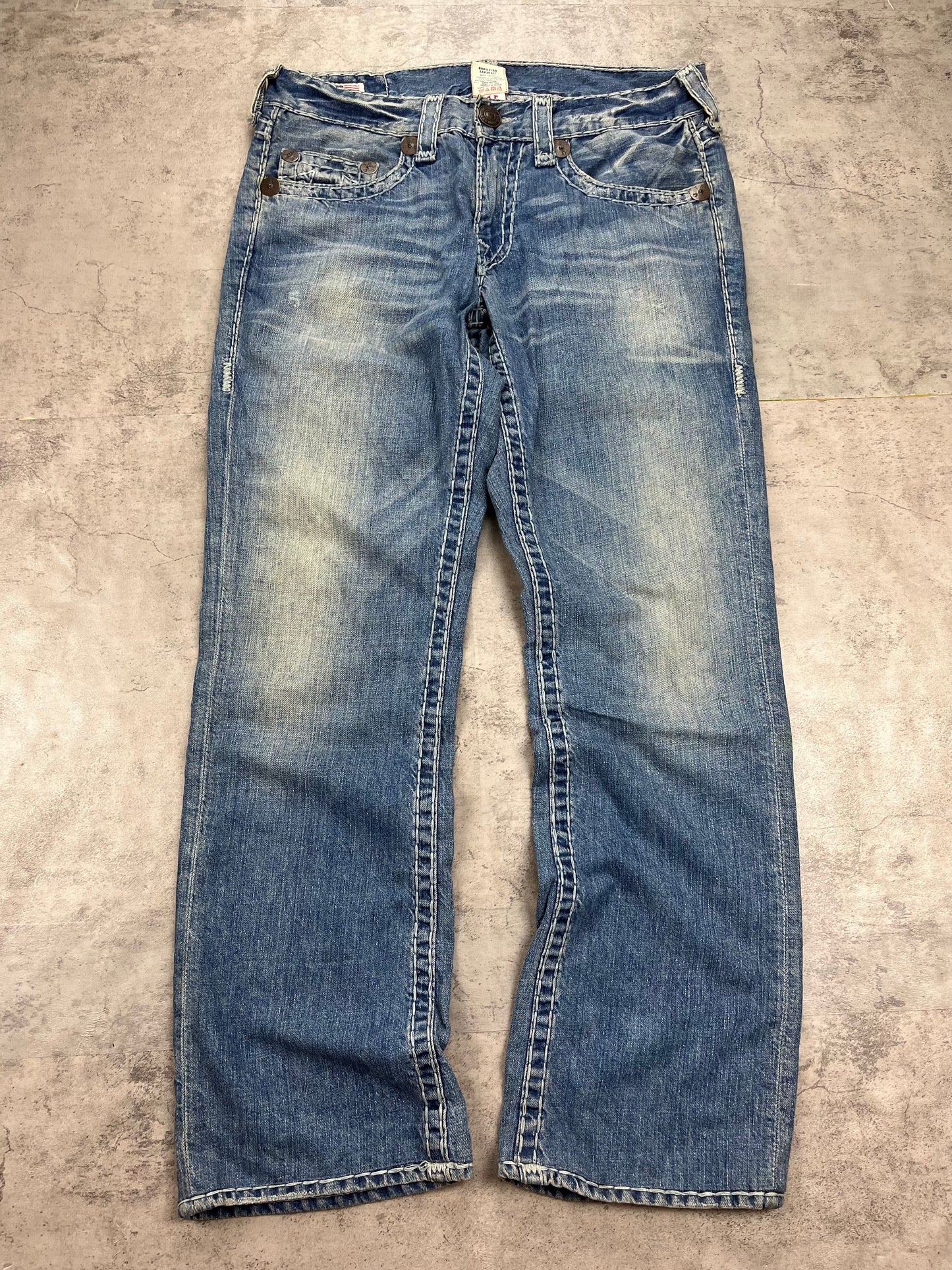Rare True Religion Grand Jeans Baggy Straight