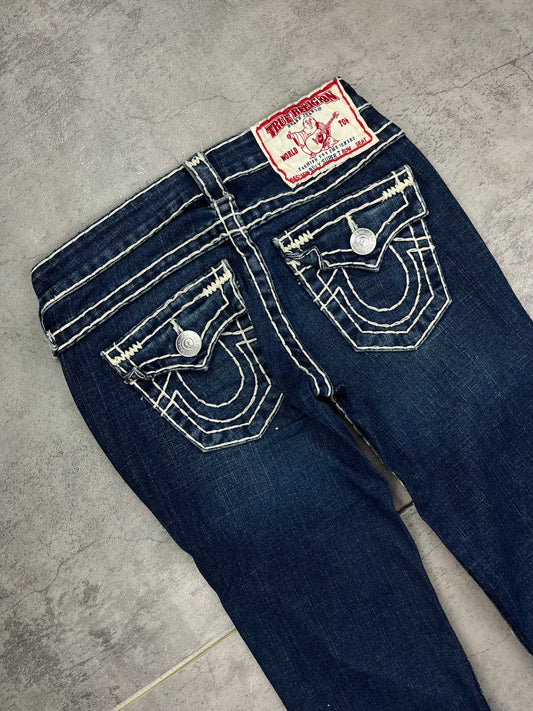 True Religion Low Waist Flared Denim Retro Y2K Bootcut Jeans