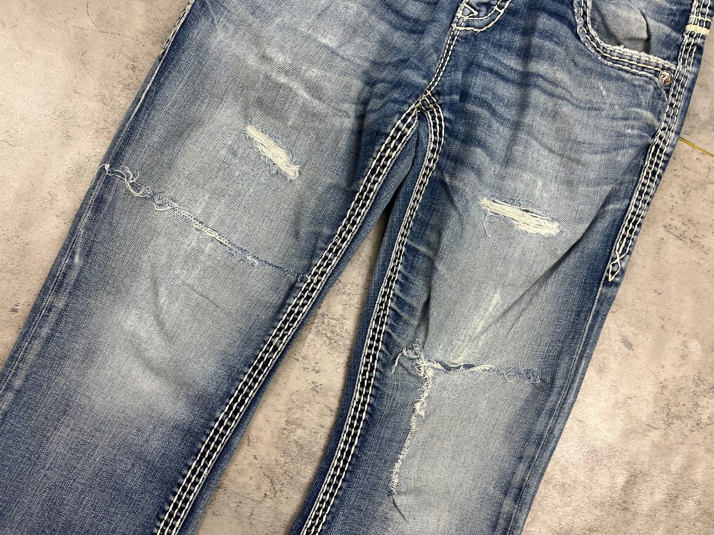 Vintage Y2k Rock Revival Straight Jeans