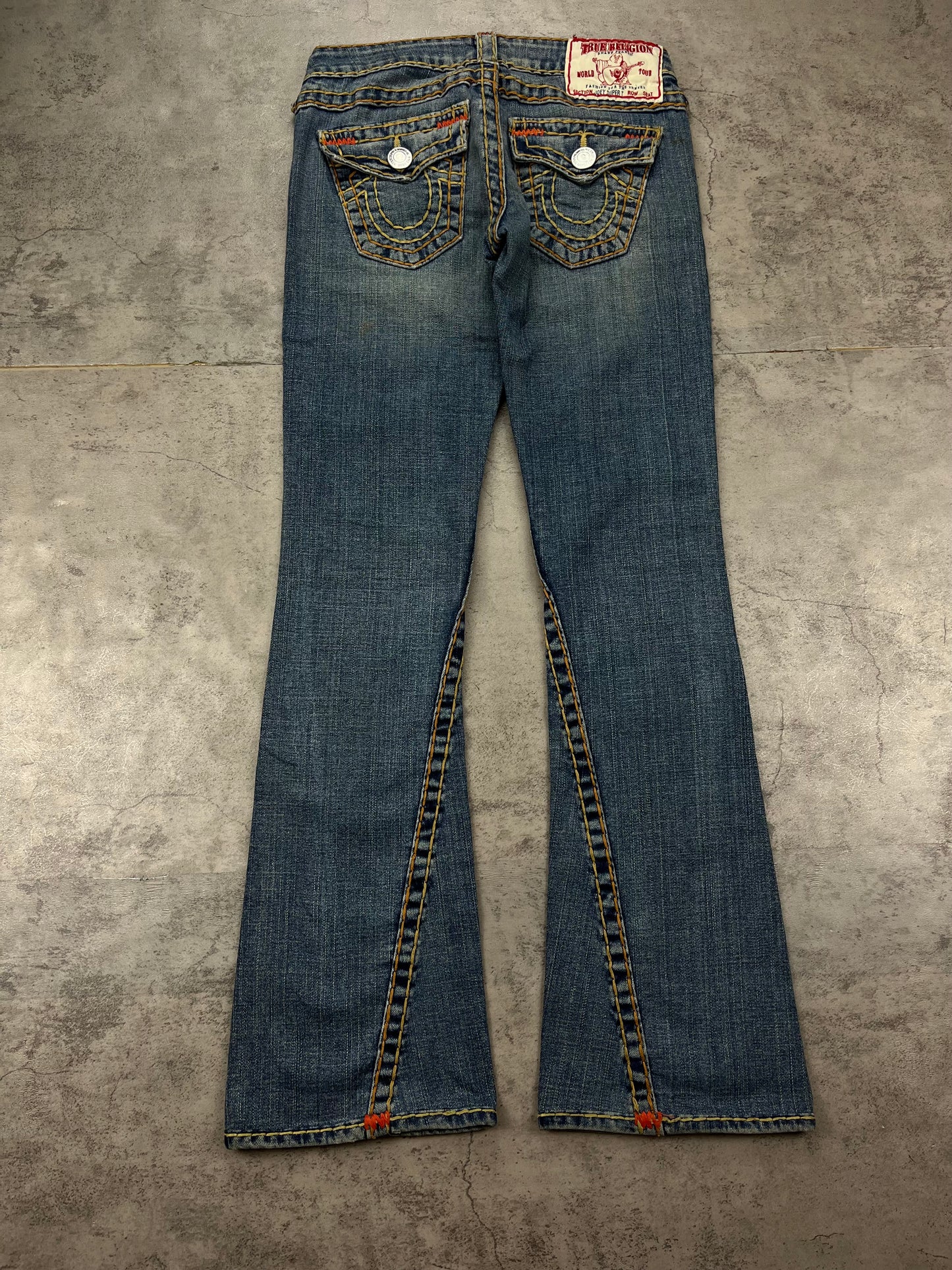 True Religion Lowwaist Y2k Vintage Bootcut Jeans Lowrise