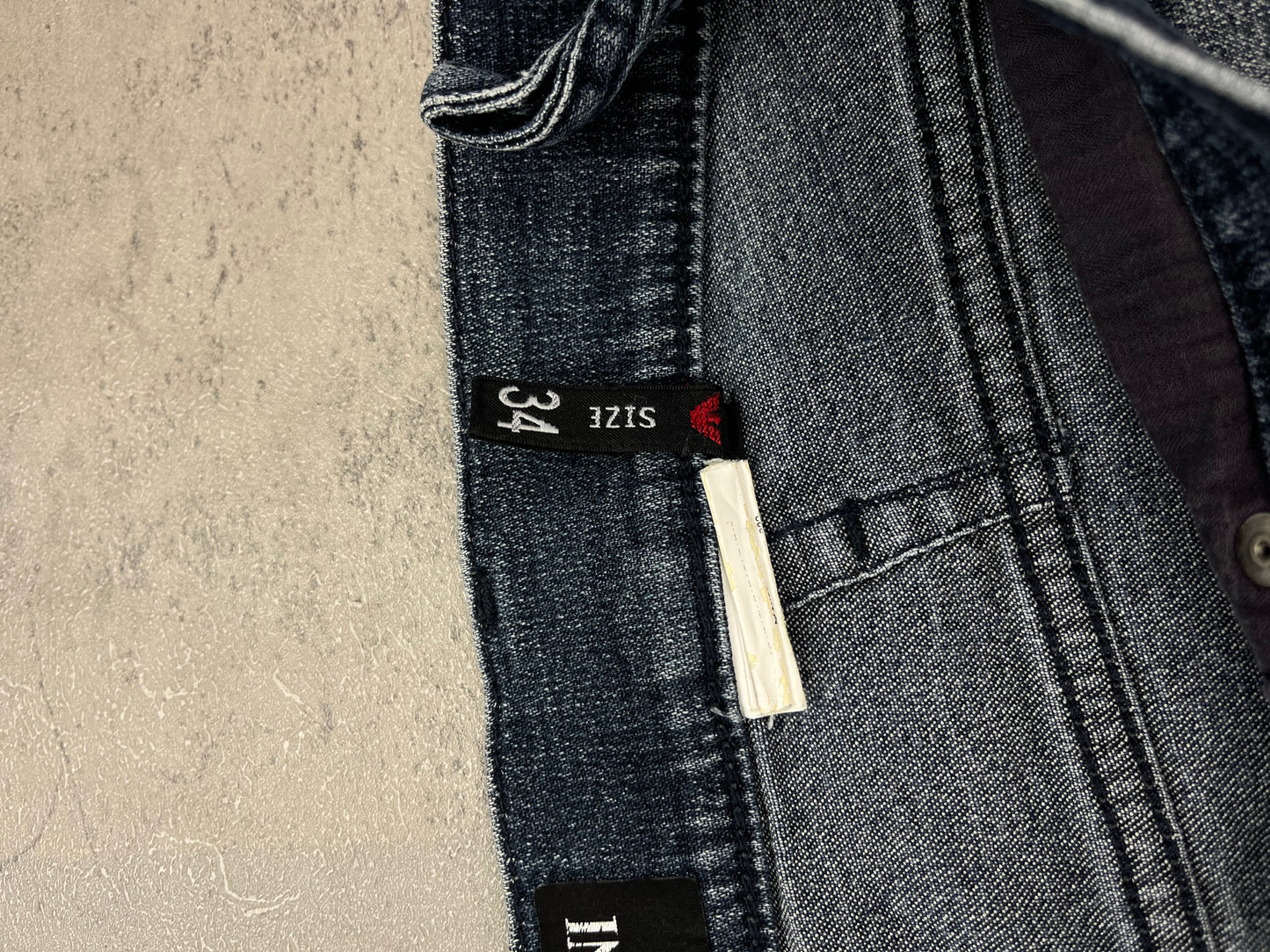Vintage Armani Baggy Y2k Straight Jeans Denim Pasha Style