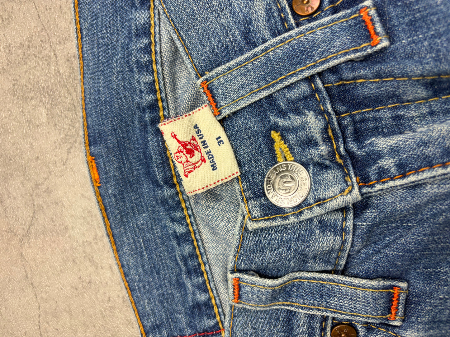True Religion Baggy Pasha Style Jeans