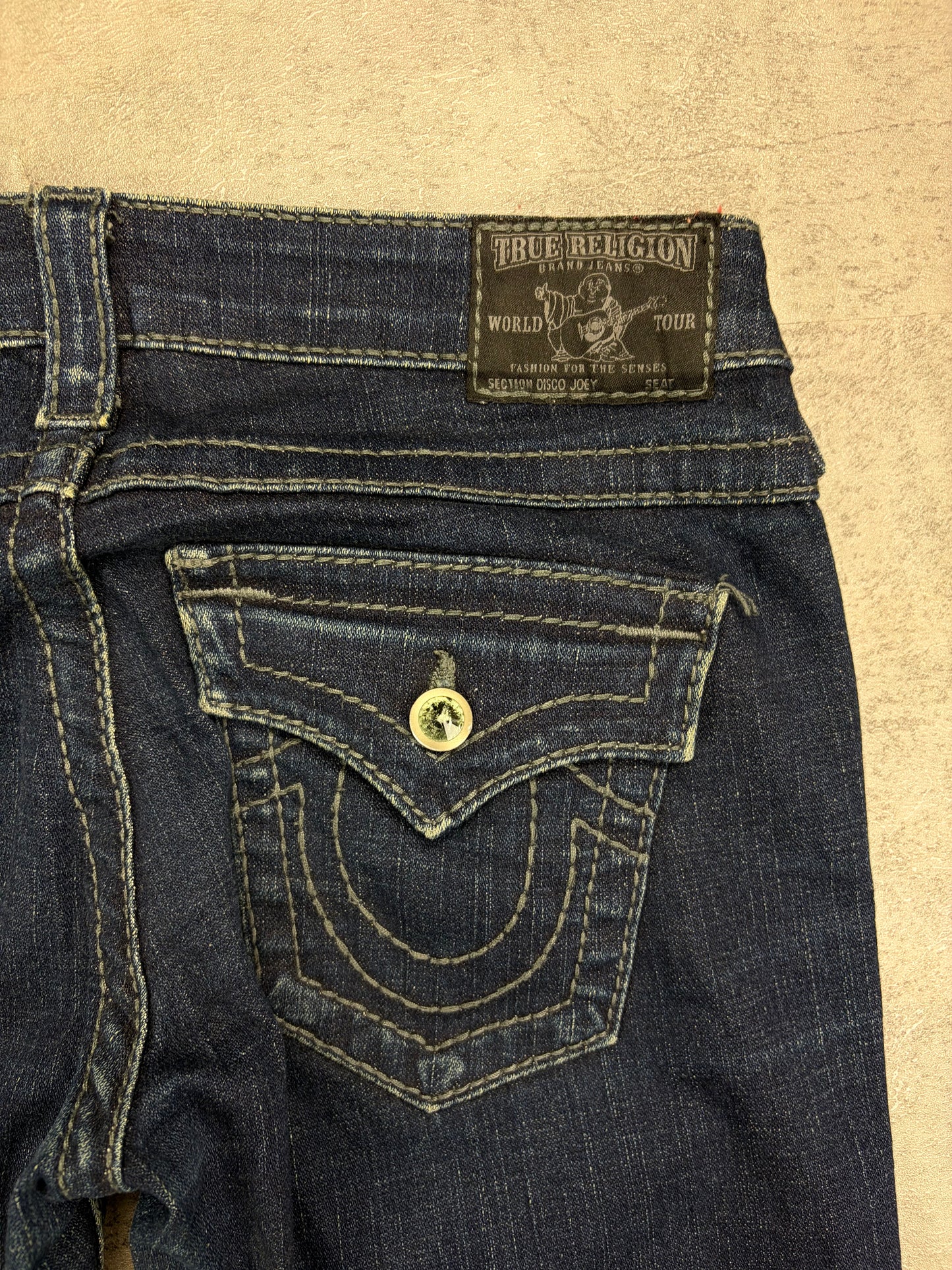 Vintage Bootcut True Religion Flared Y2k Jeans Lowwaist