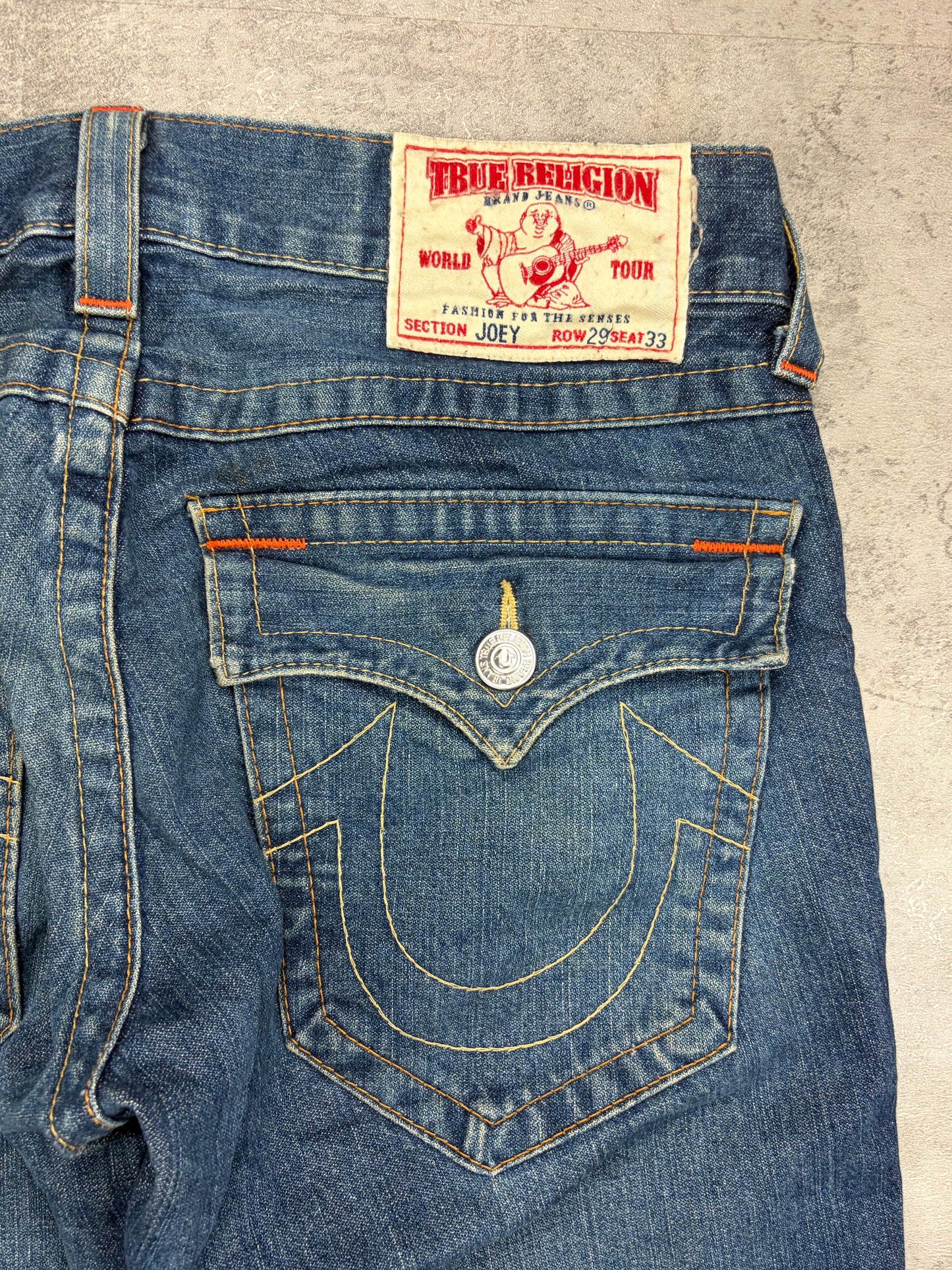 True Religion Low Waist Flared Jeans Y2K