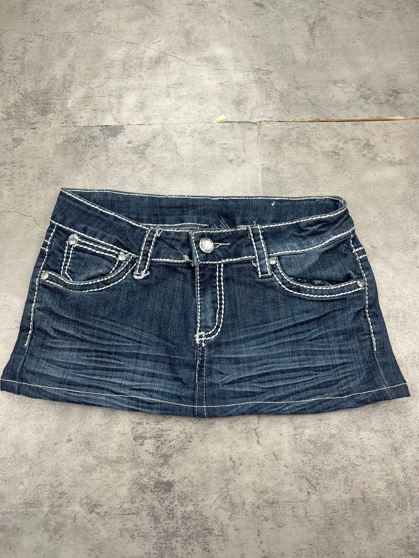 Mini Vintage Y2k Jeans Rock
