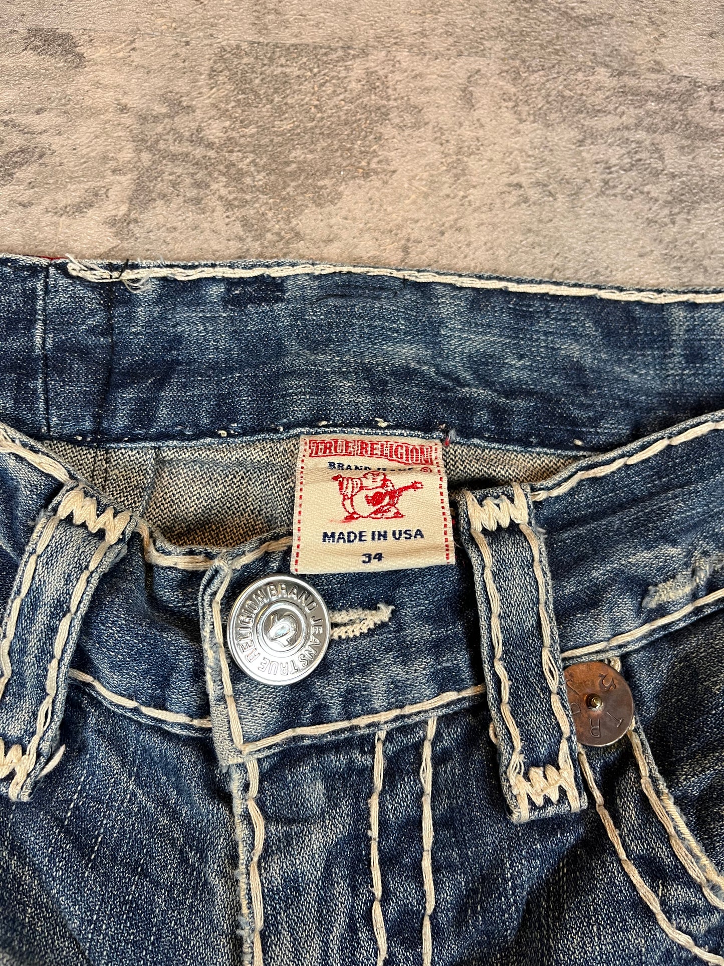 Vintage Y2k True Religion Baggy Jeans W34