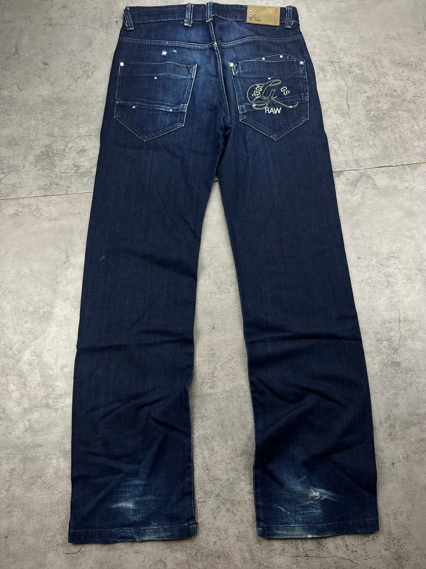 Embroidered G-Star RAW Baggy Jeans Y2k Vintage