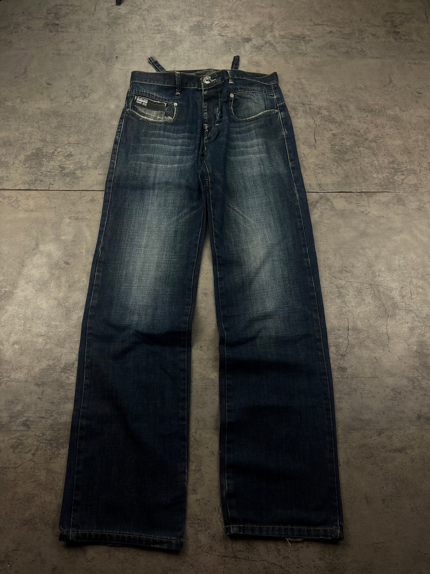 Vintage G-Star RAW Baggy Washed Pasha Style Y2k Jeans