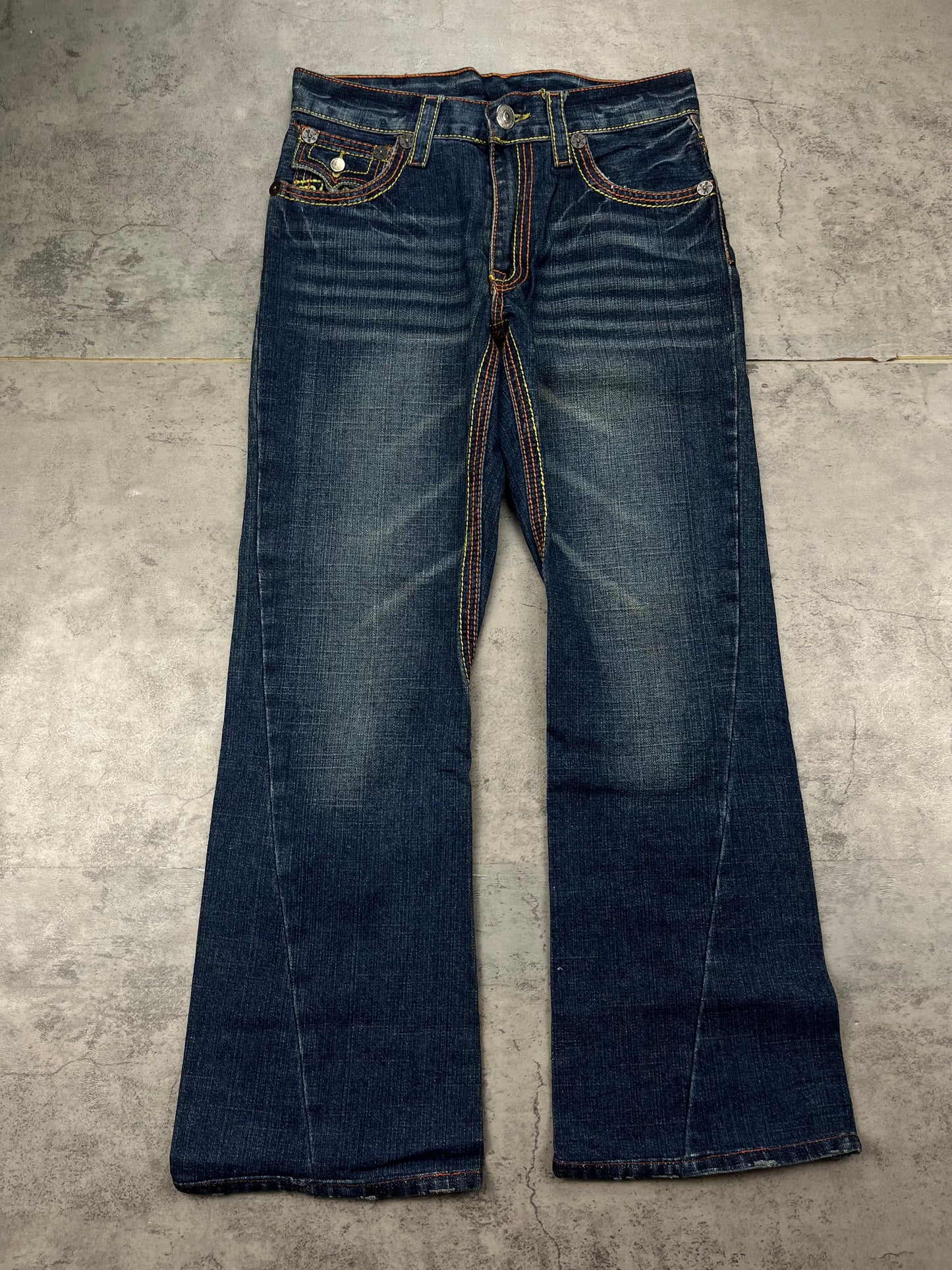 Bootcut True Religion Baggy Y2k Jeans