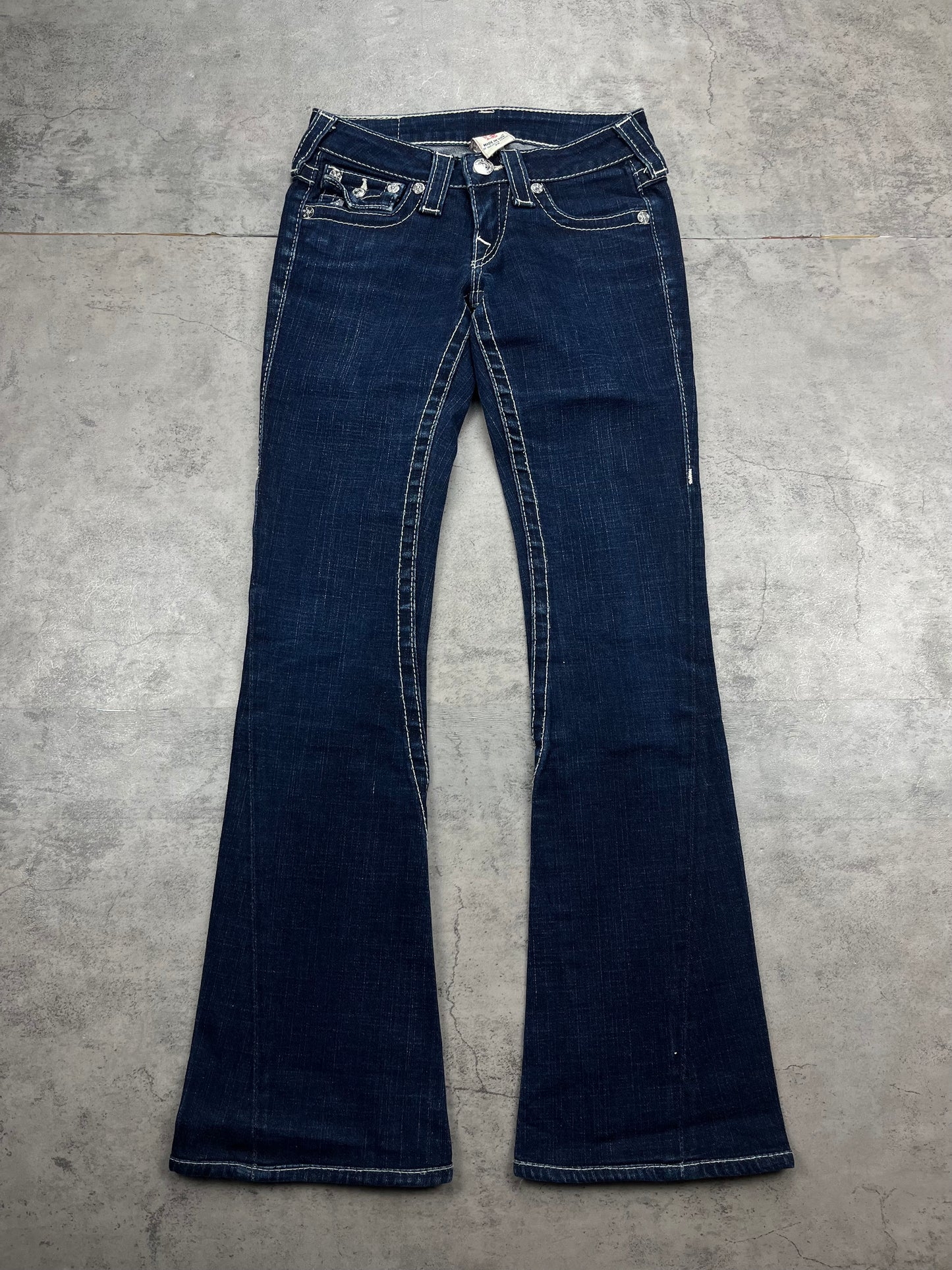 Vintage Y2K True Religion Bootcut Flared Low Waist Jeans