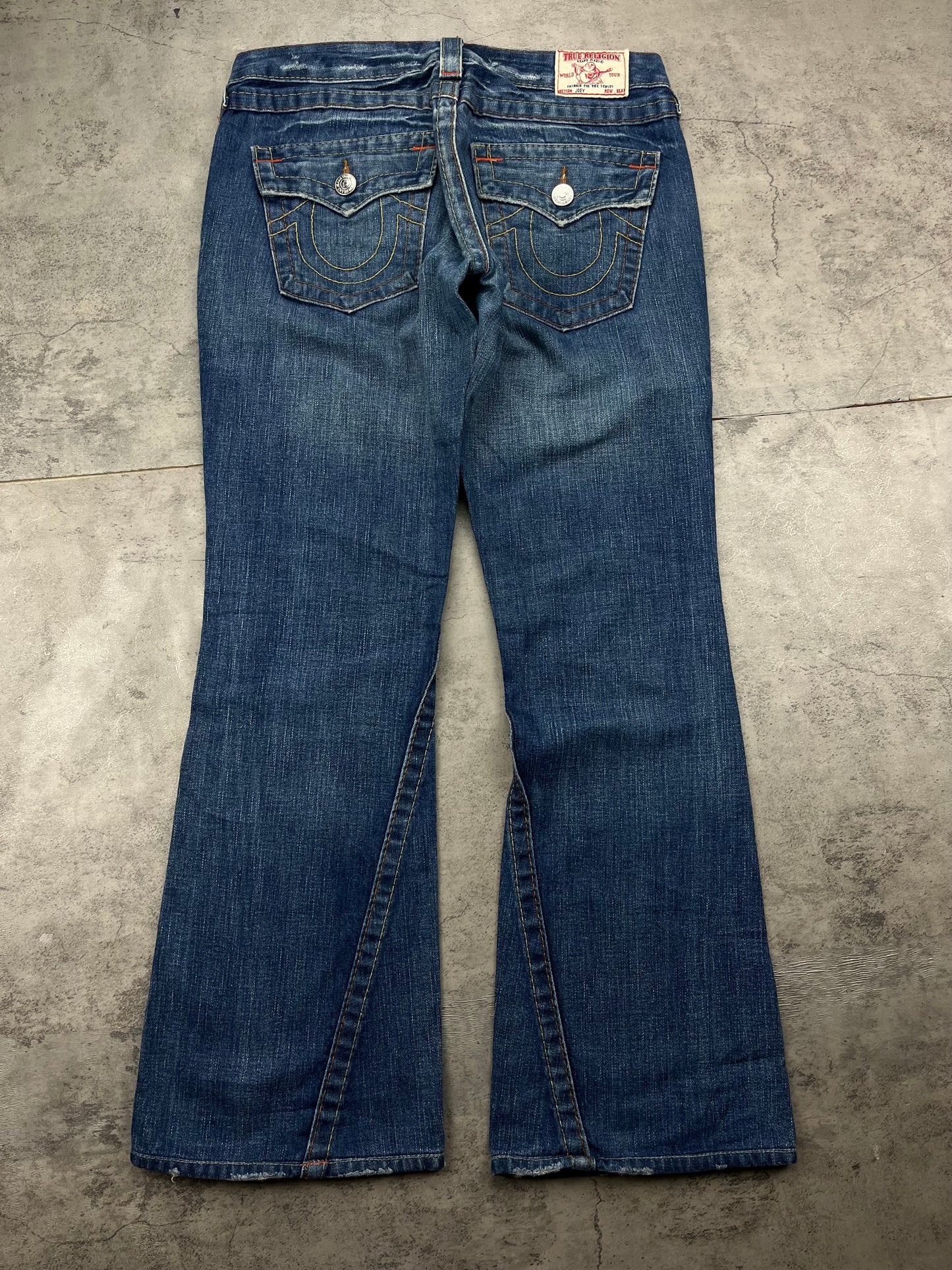 True Religion Denim Vintage Low Waist Bootcut Y2K Flared Jeans