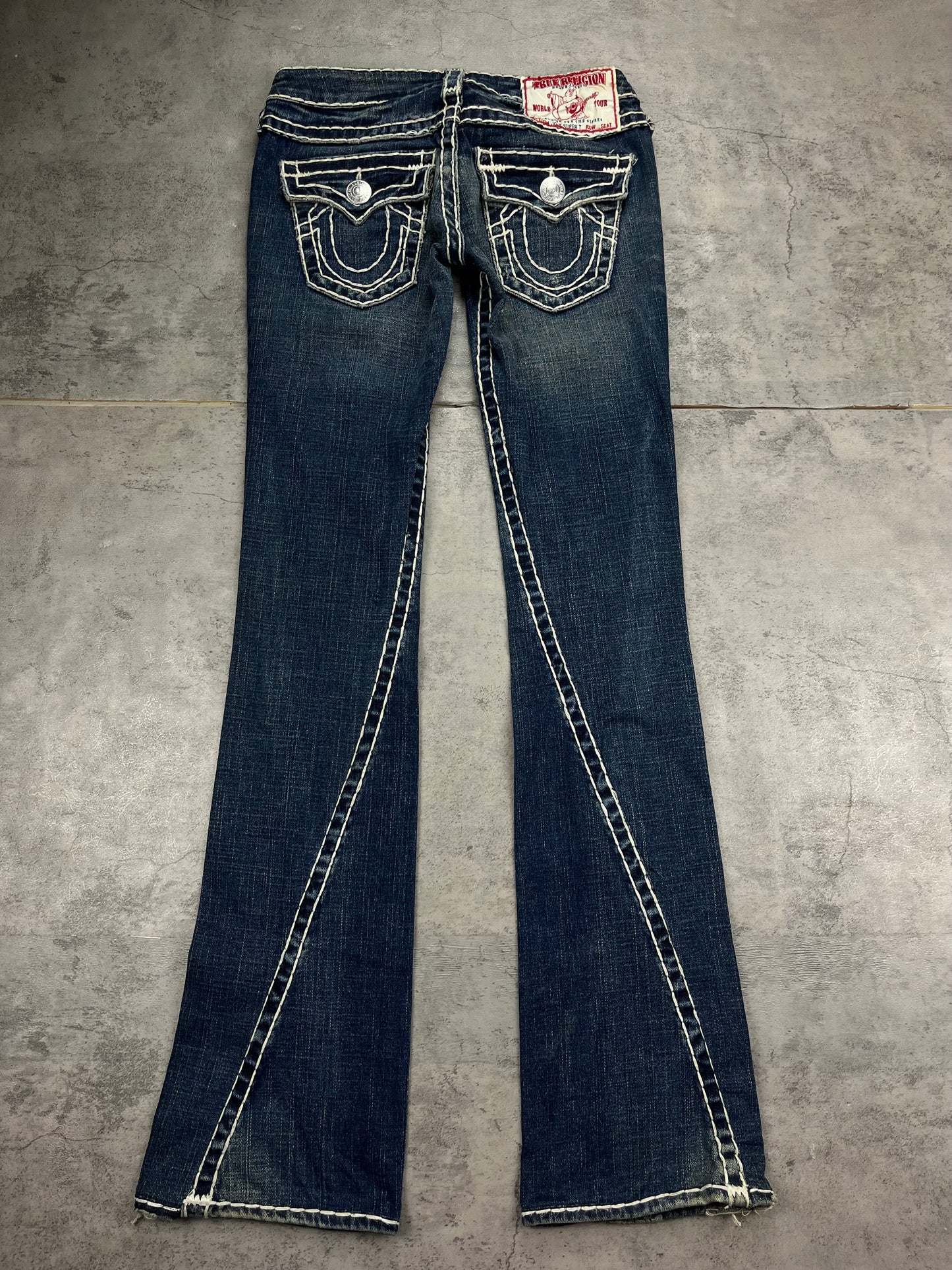 True Religion Rare Y2K Low Waist Bootcut Denim Flared Style