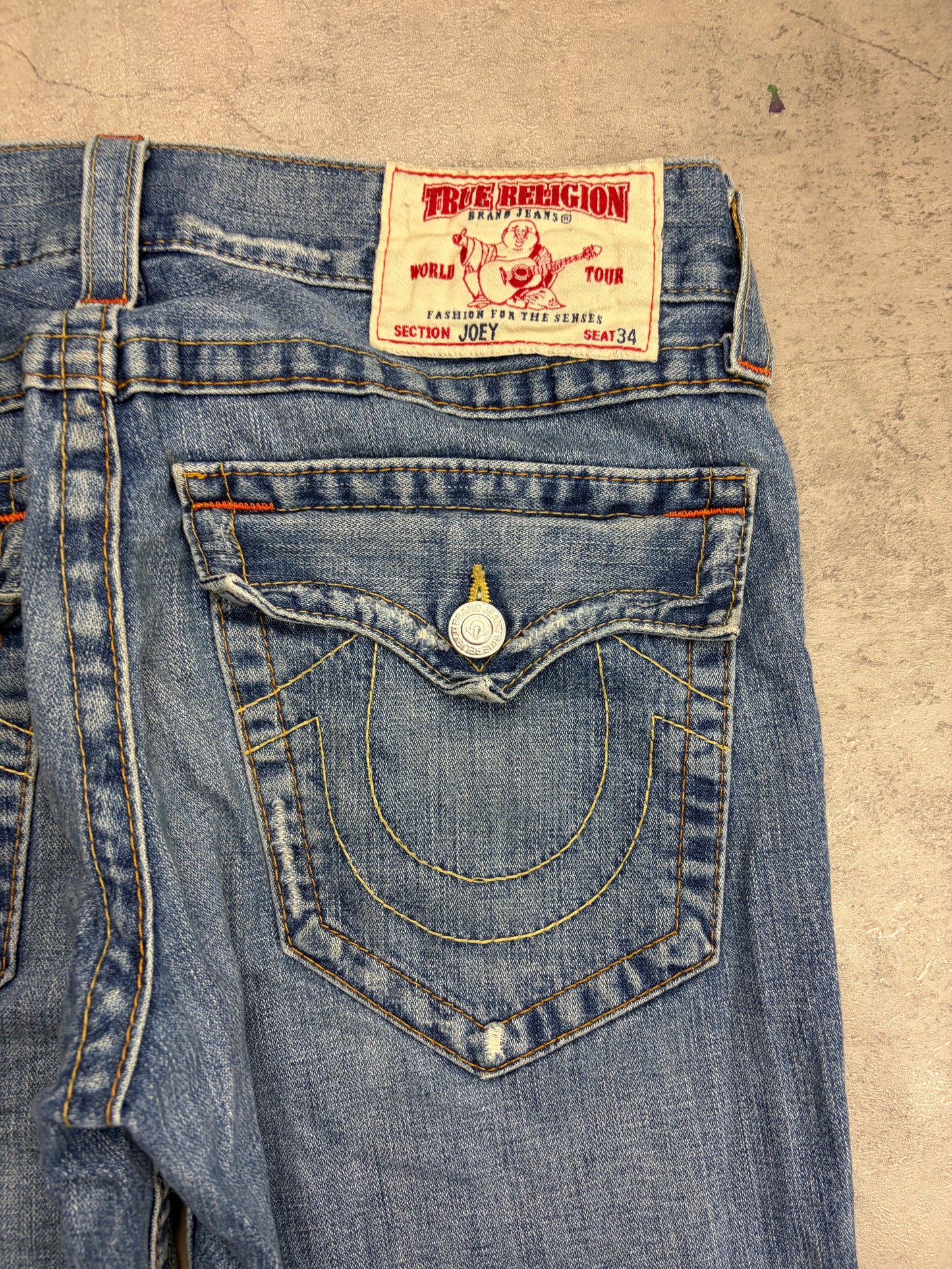 True Religion Baggy Pasha Style Jeans