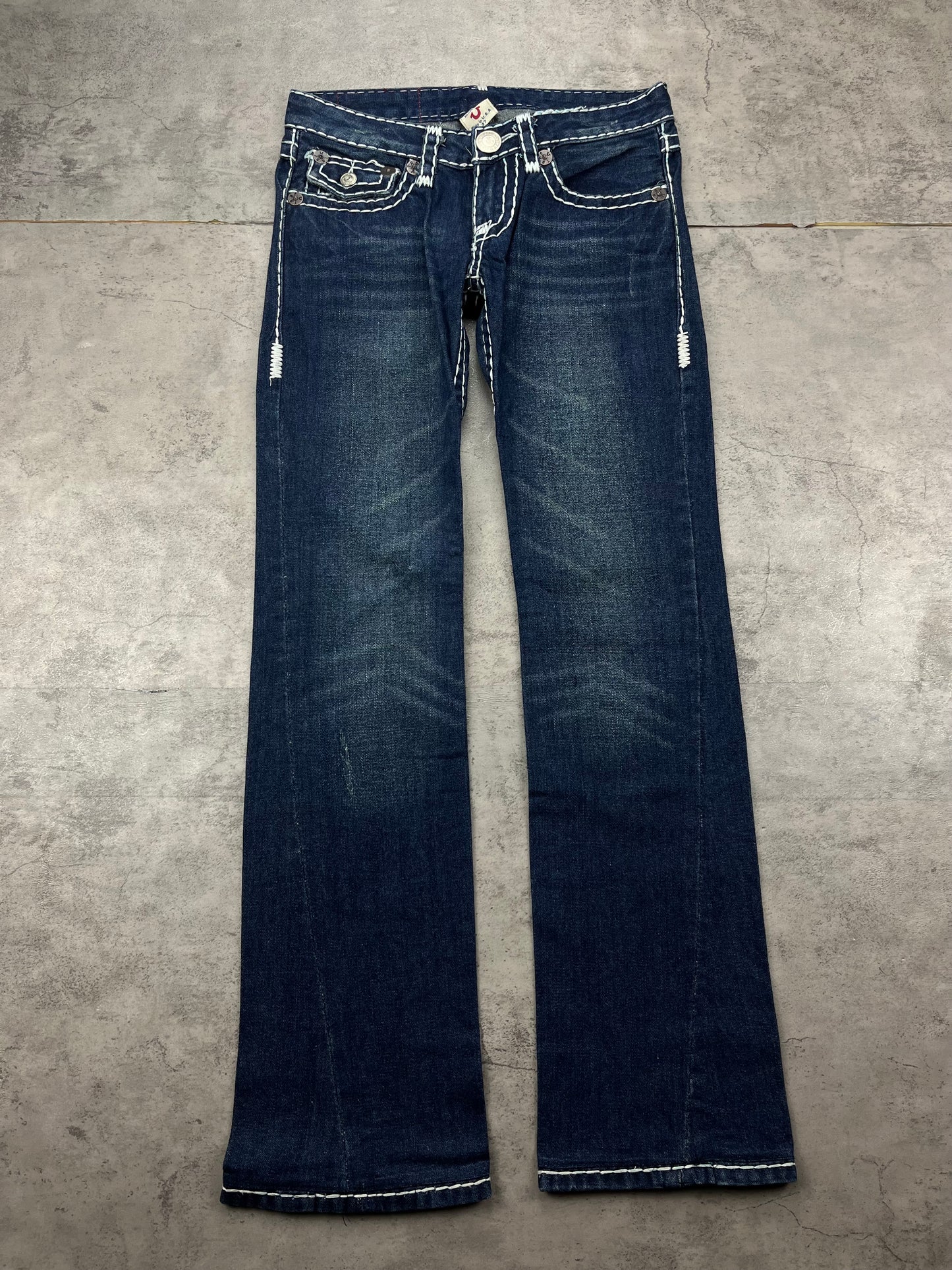 True Religion Bootcut Baggy Straight Jeans Y2k Vintage