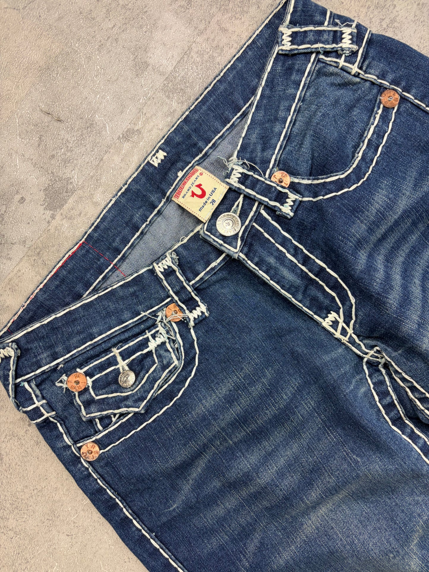 True Religion Bootcut Flared Jeans Y2k
