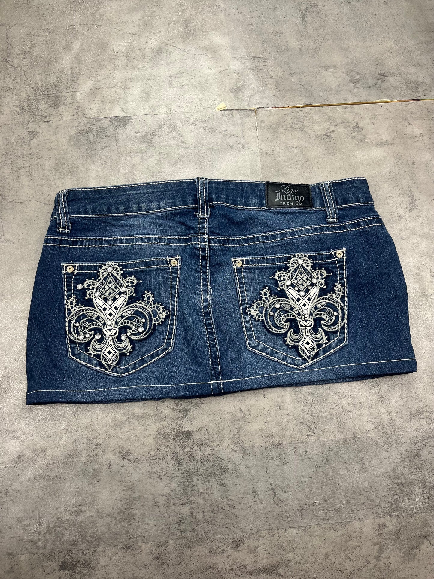 Mini Love Indigo Rock Y2k Vintage