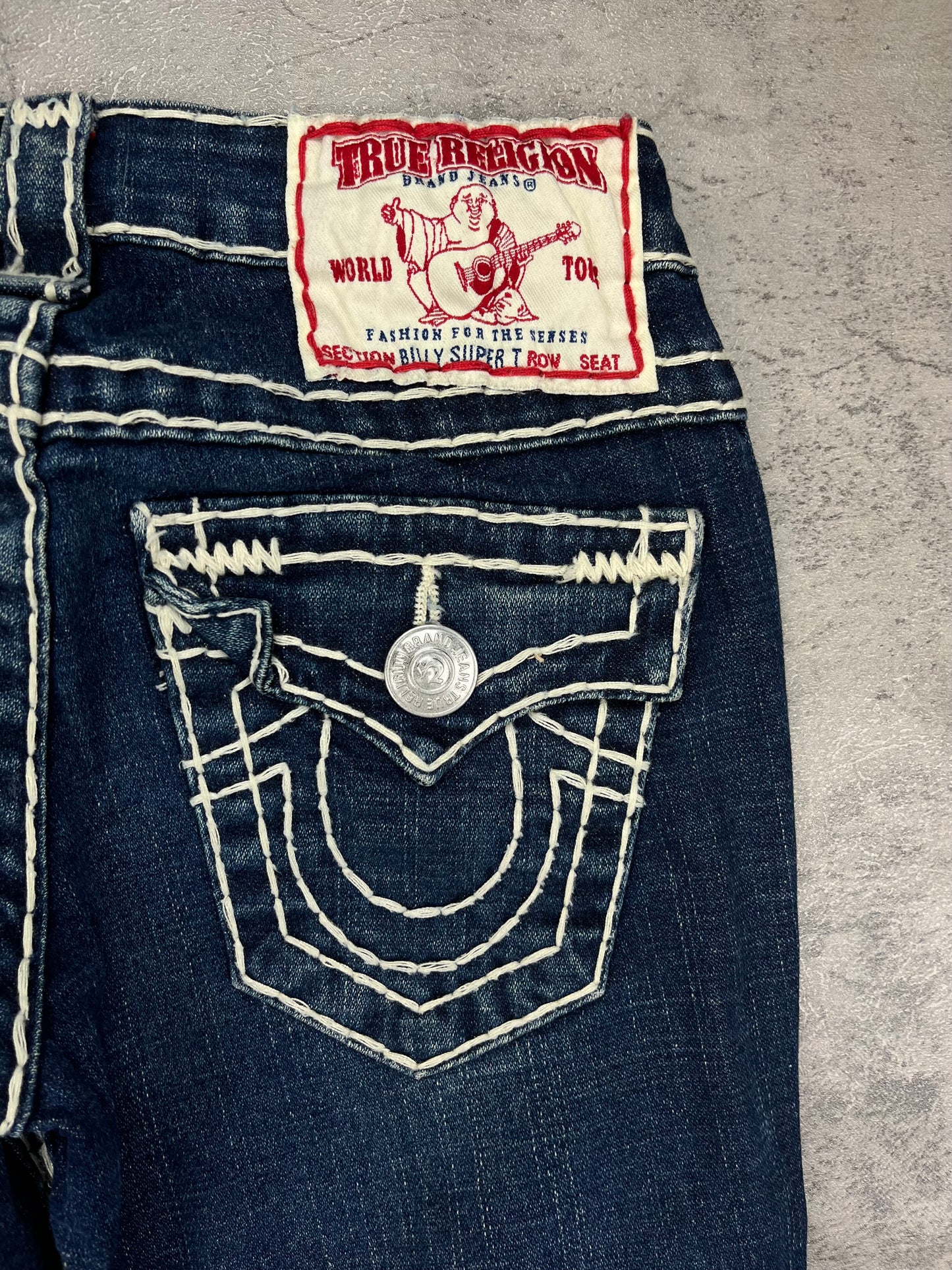 True Religion Low Waist Flared Denim Retro Y2K Bootcut Jeans
