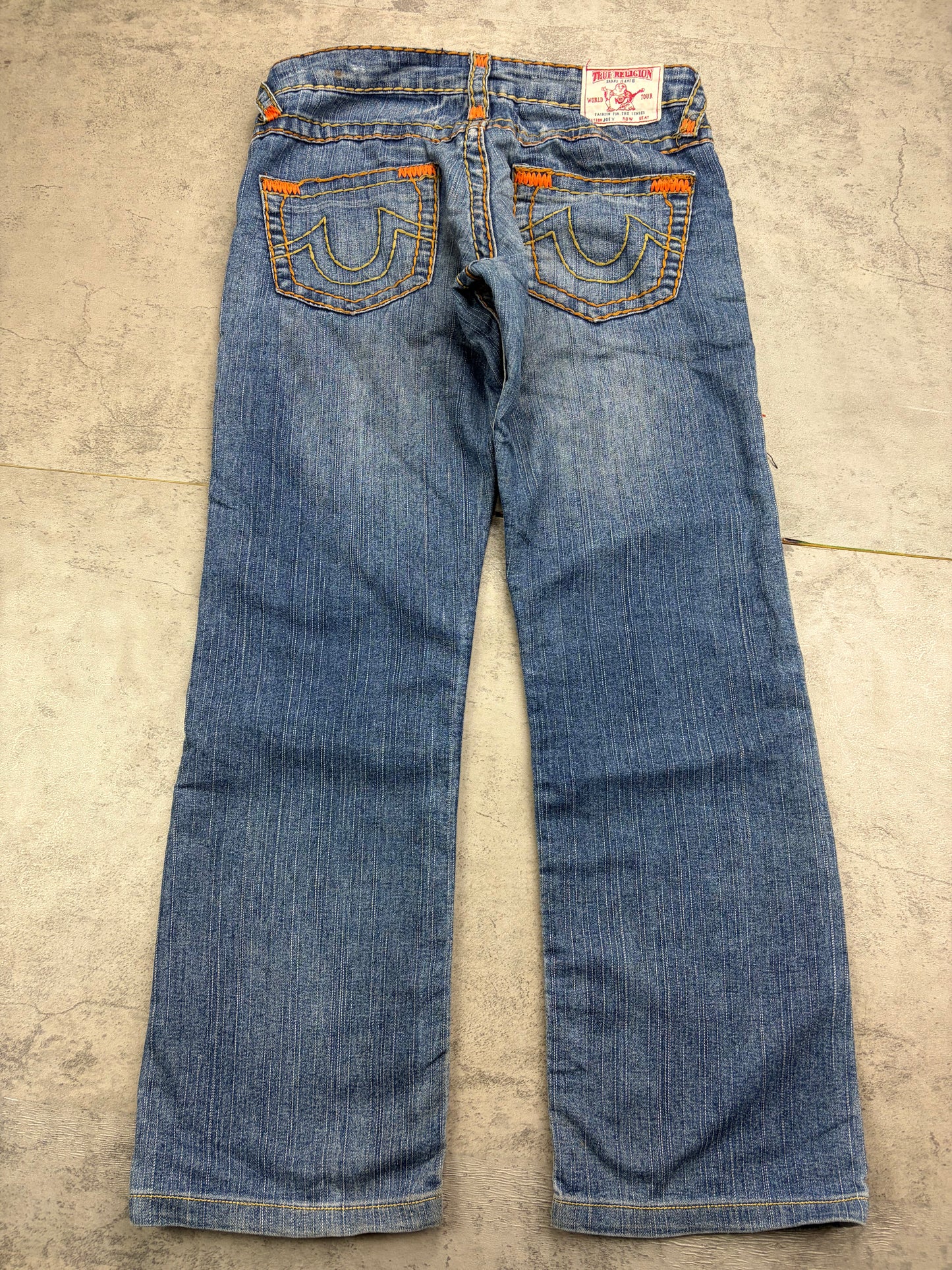 True Religion Straight Baggy Bootcut Jeans