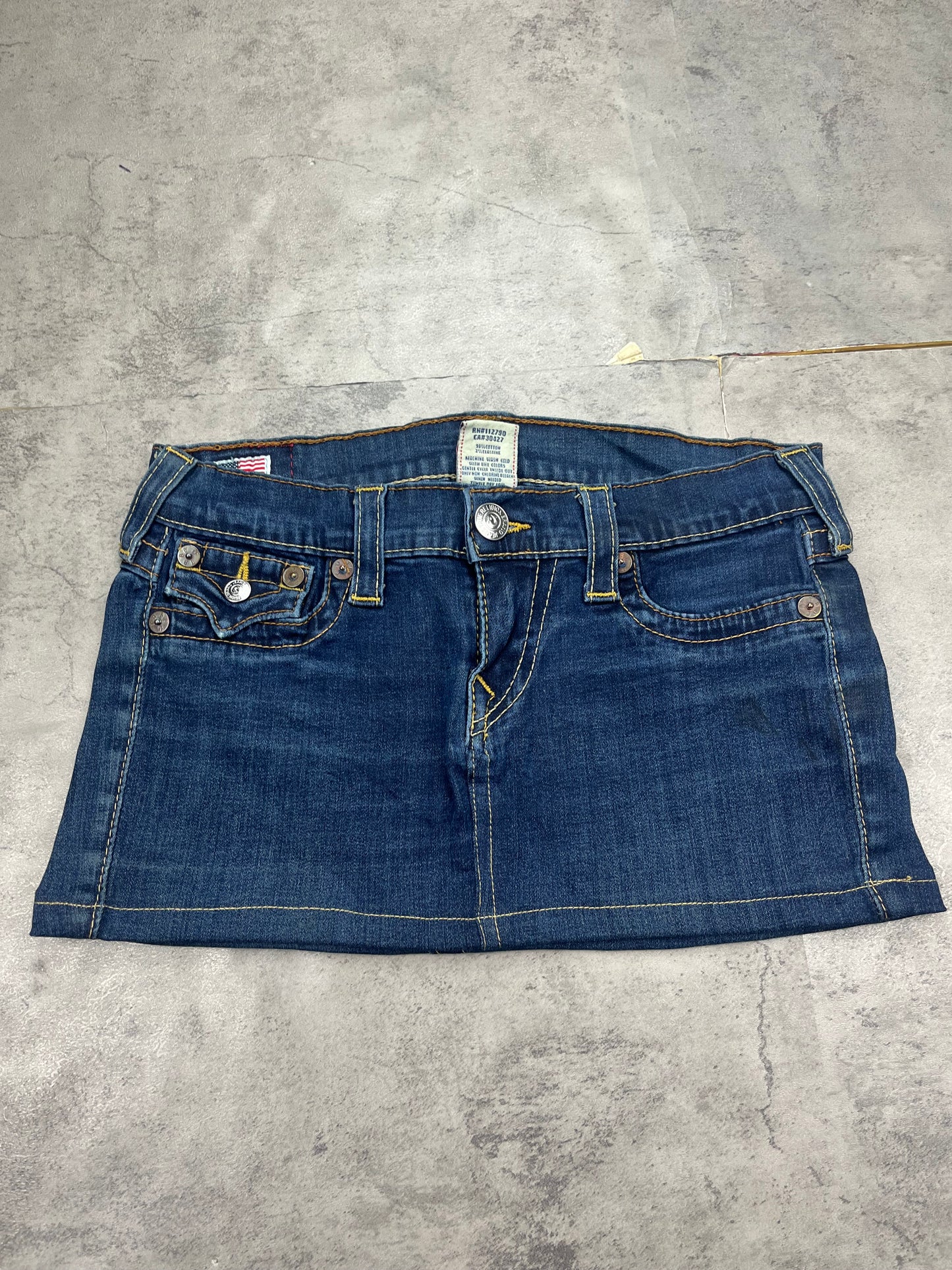 Vintage Mini Y2k True Religion Jeans Rock