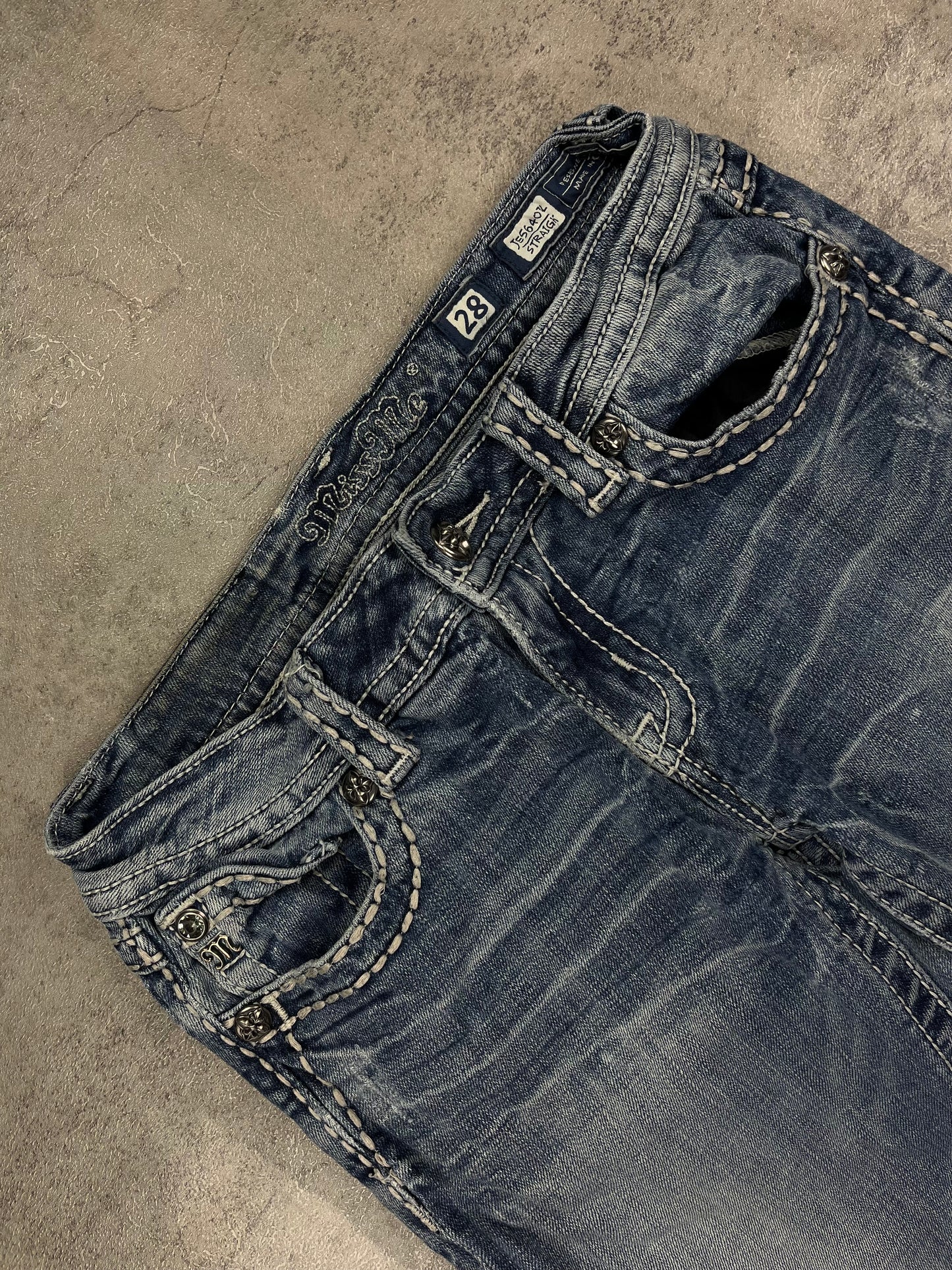 Miss me Bootcut Low Waist Flared Jeans Y2K Vintage Rare