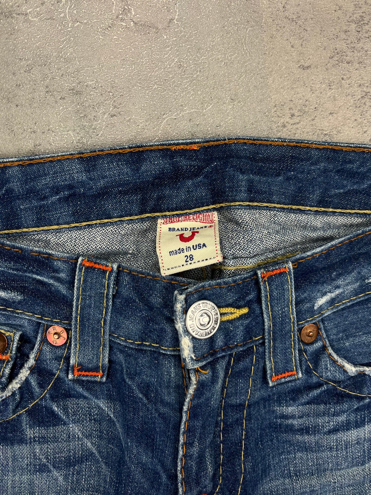 True Religion Denim Vintage Low Waist Bootcut Y2K Flared Jeans