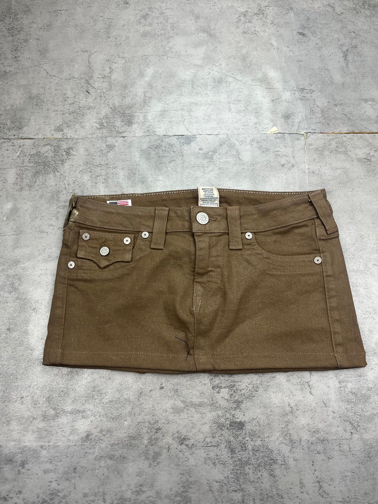 Mini True Religion Leder Rock Sehr Selten