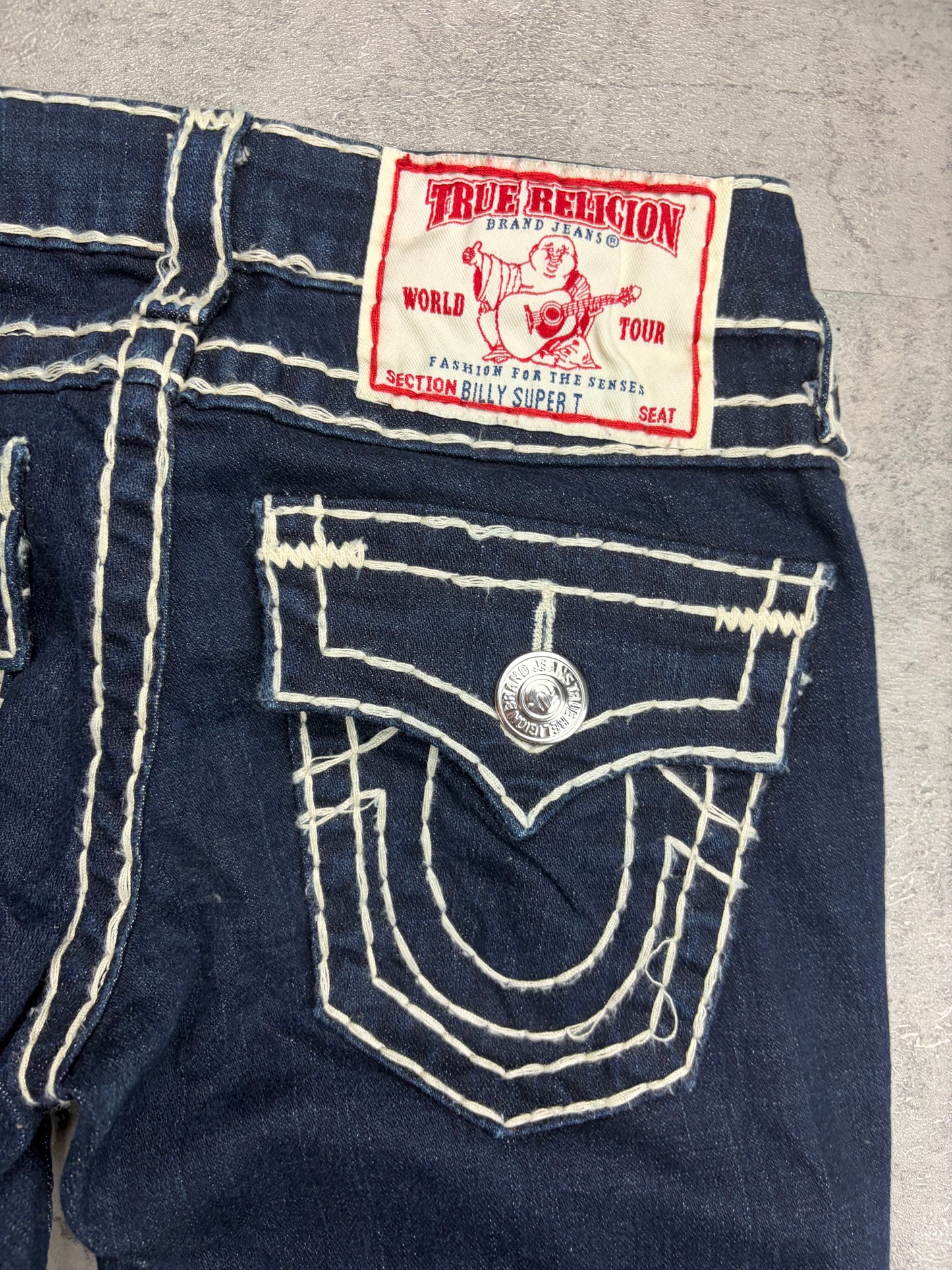 True Religion Flared Low Waist Jeans