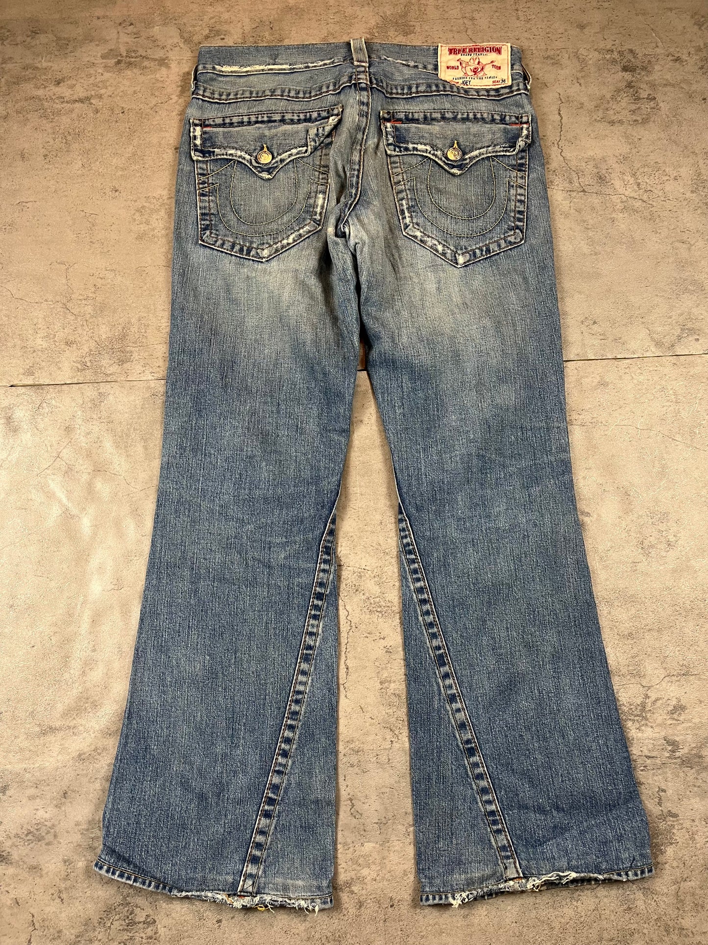Vintage Y2k True Religion flared