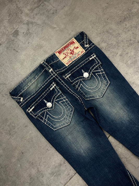 Rare True Religion Bootcut Jeans Y2K Flared Low Waist Denim
