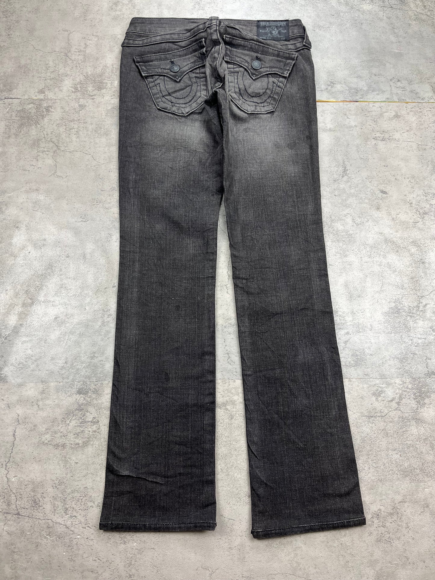 Black Vintage Bootcut True Religion Jeans
