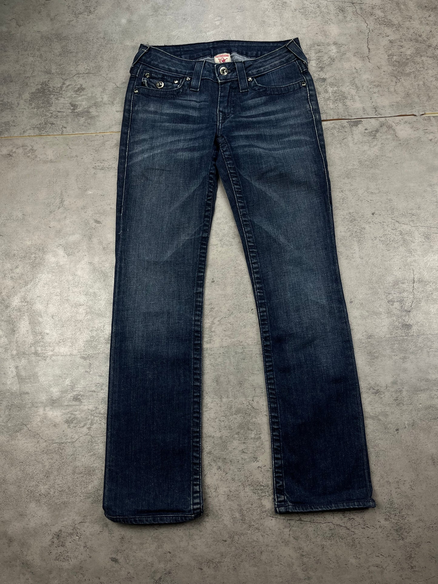 True Religion Lowwaist Bootcut Y2k Glitzer Jeans