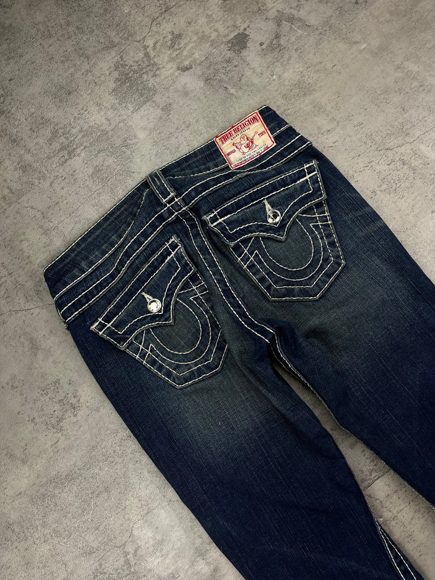 True Religion Y2K Low Rise Bootcut Flare Jeans Vintage Rare