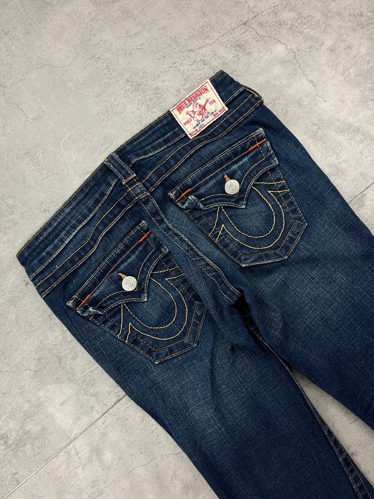 are True Religion Y2K Vintage Denim Bootcut Low Waist Flared