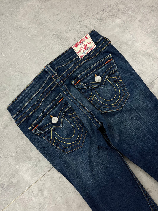 are True Religion Y2K Vintage Denim Bootcut Low Waist Flared