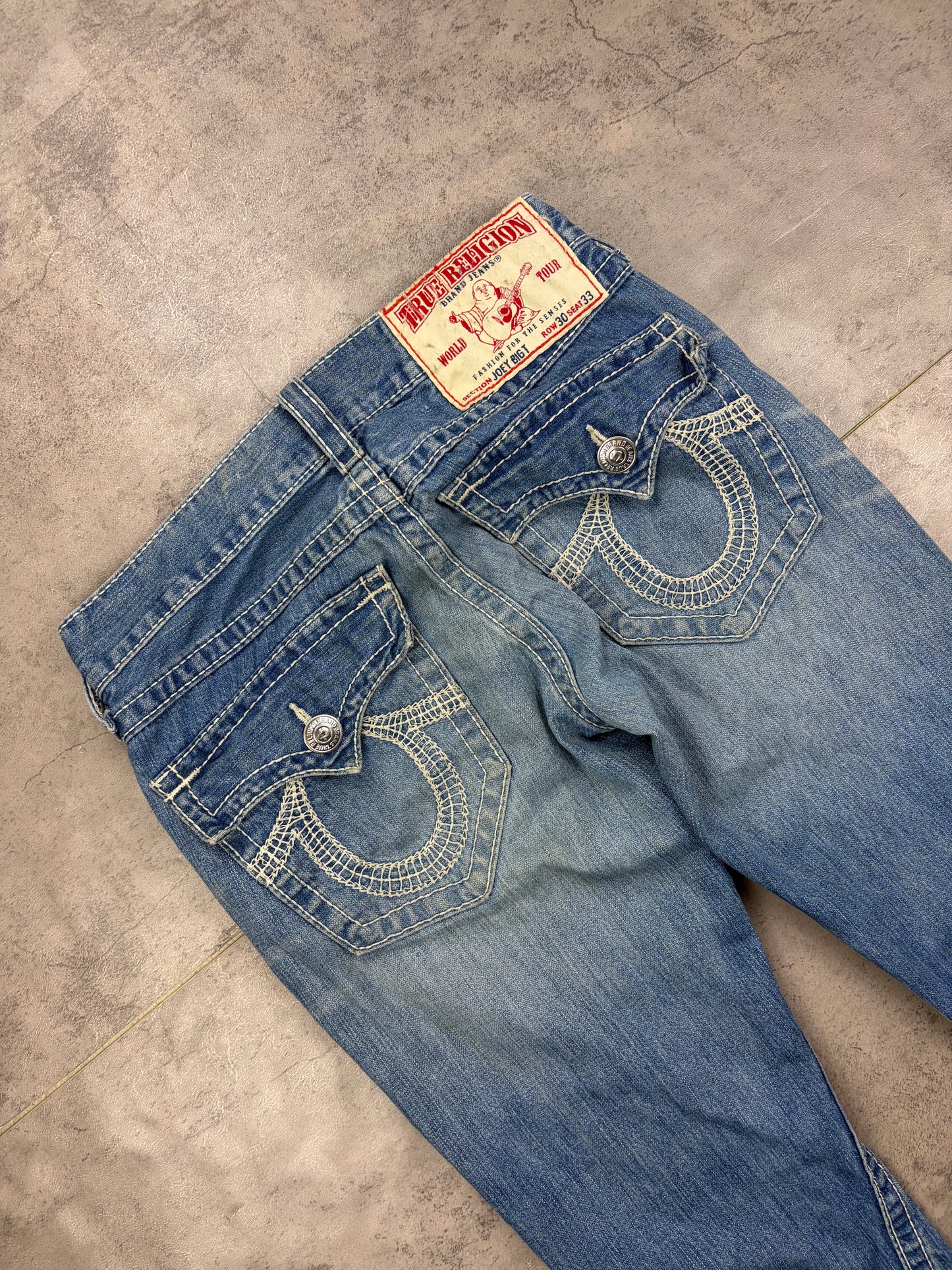 True Religion Flared baggy Bootcut Jeans Pasha Y2k Vintage