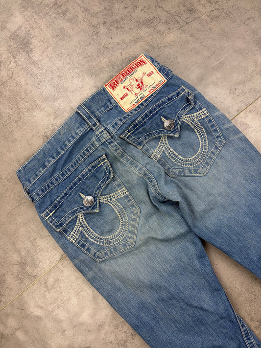 True Religion Flared baggy Bootcut Jeans Pasha Y2k Vintage