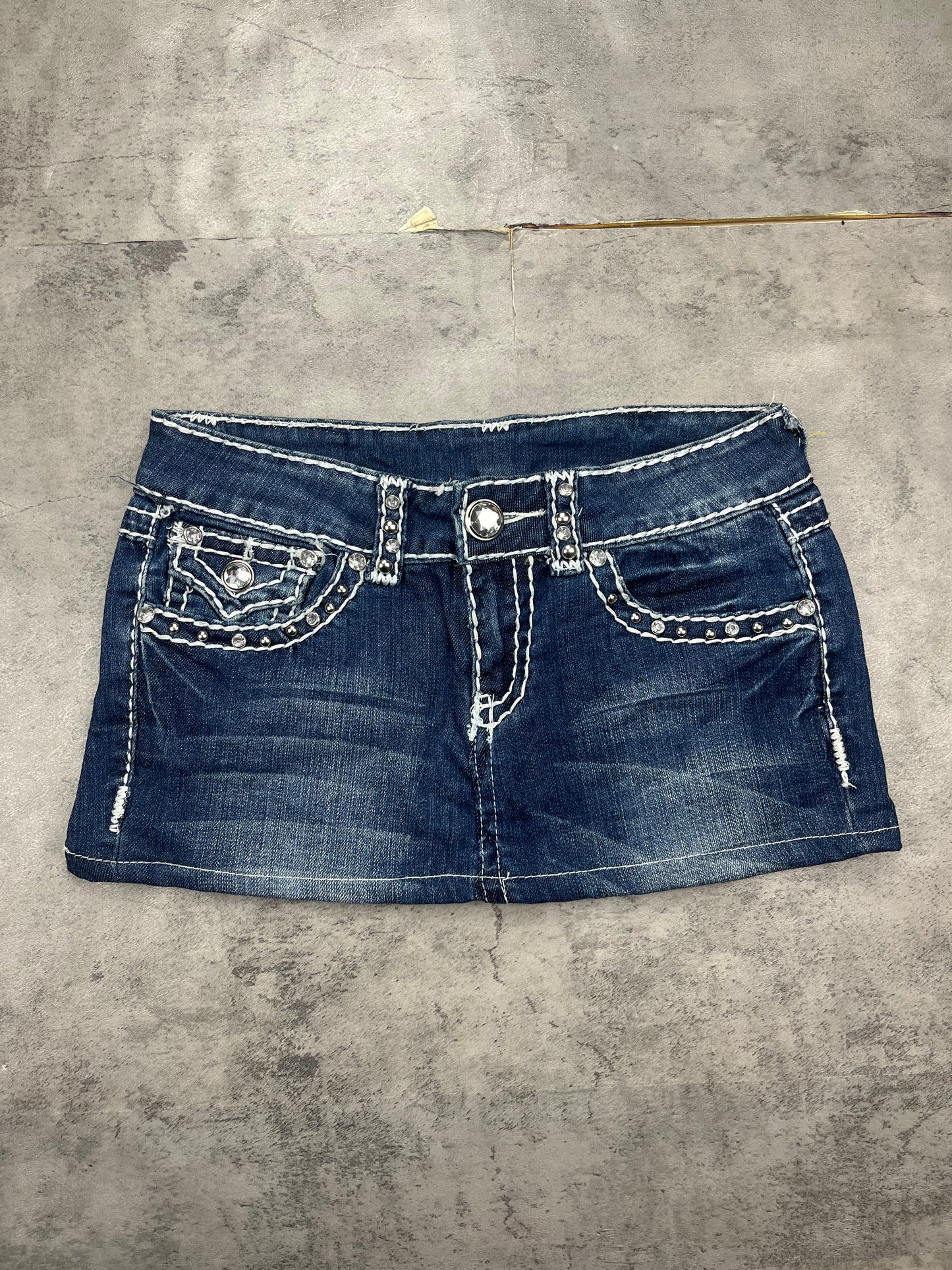 Mini Miss chic Jeans Rock Y2k Vintage