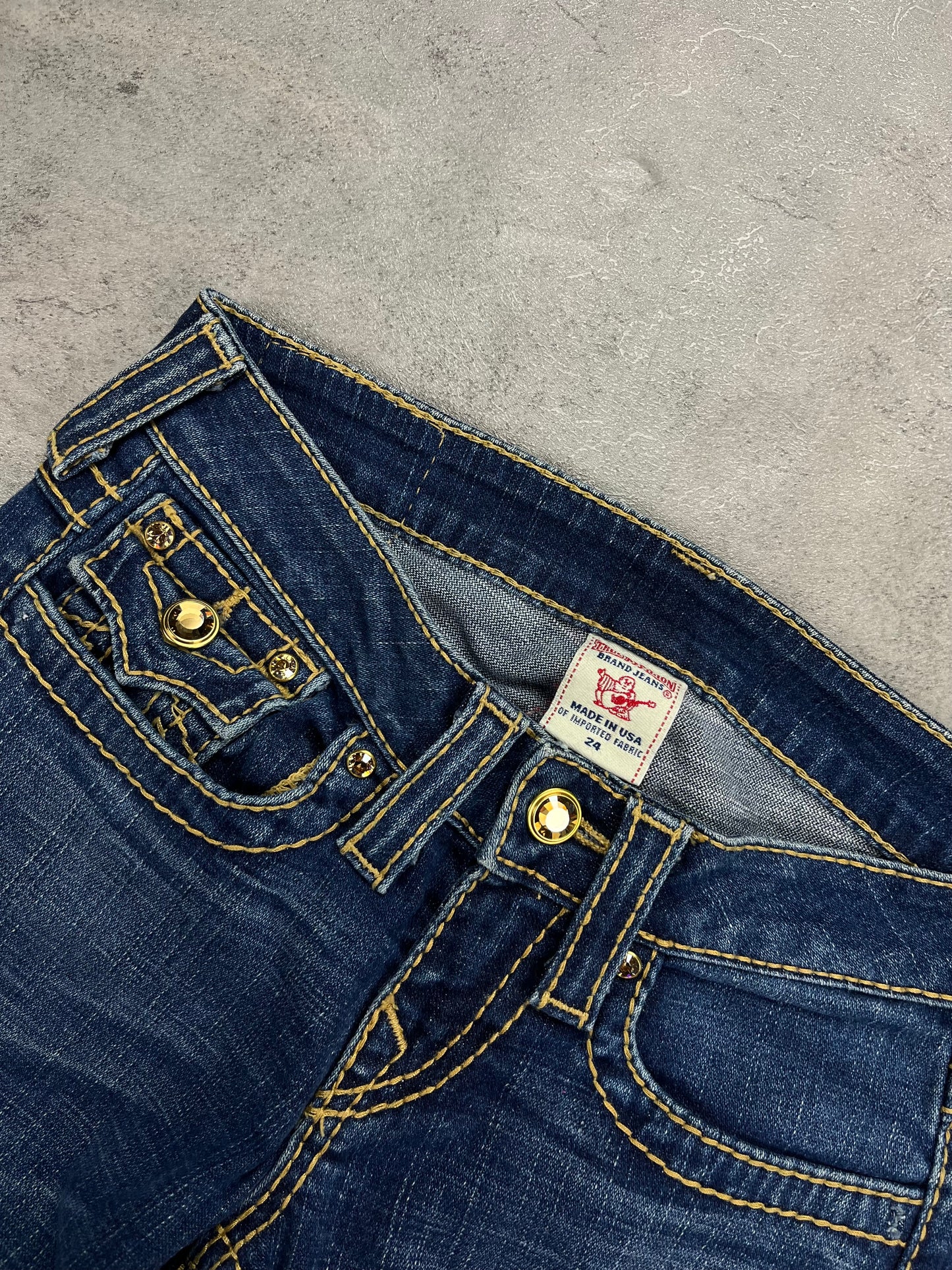 Rare True Religion Glitzer Lowwaist Y2k Bootcut Jeans