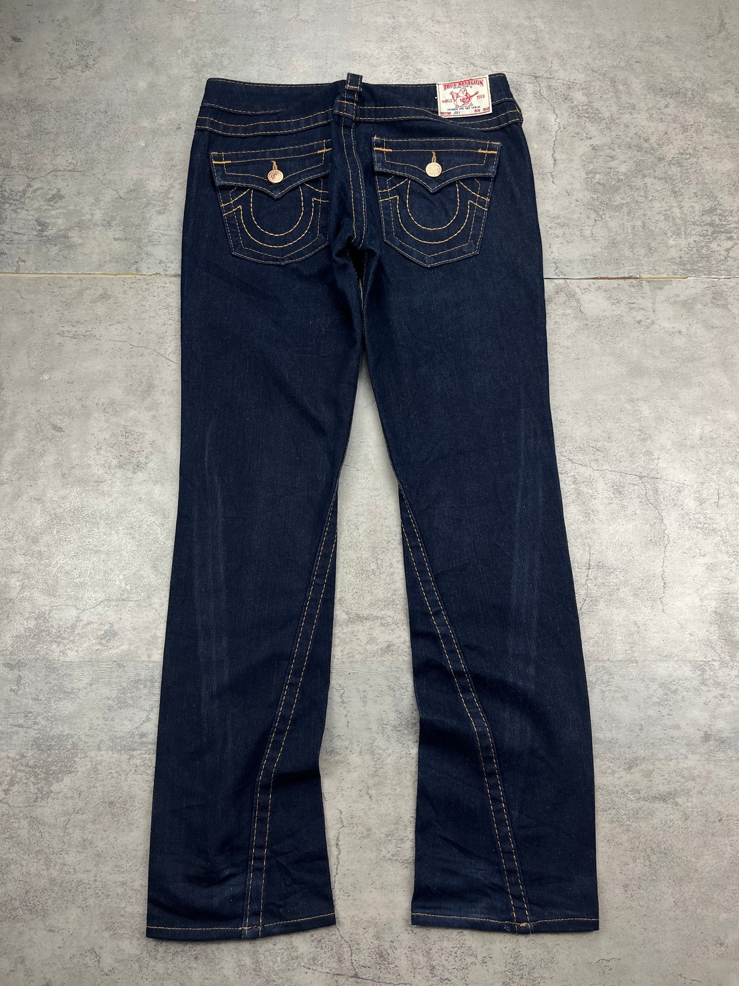 True Religion Low Waist Flared Denim Y2K Vintage Streetwear