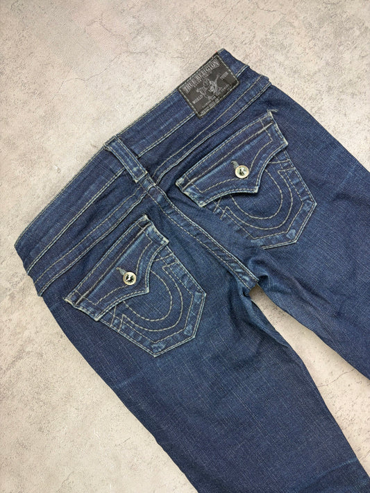 Vintage Bootcut True Religion Flared Y2k Jeans Lowwaist