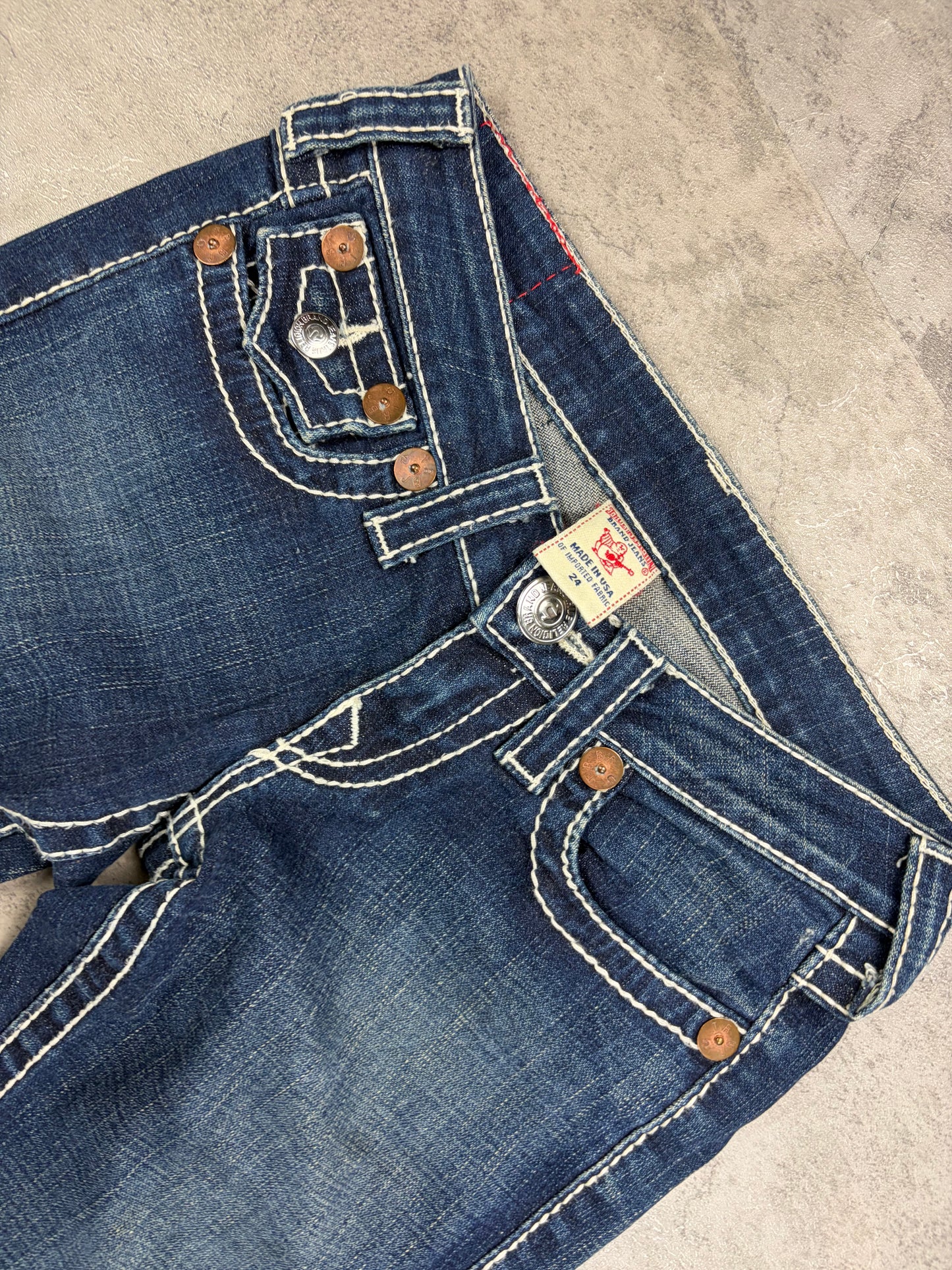 True Religion Lowwaist Bootcut Vintage Jeans Y2k Flared